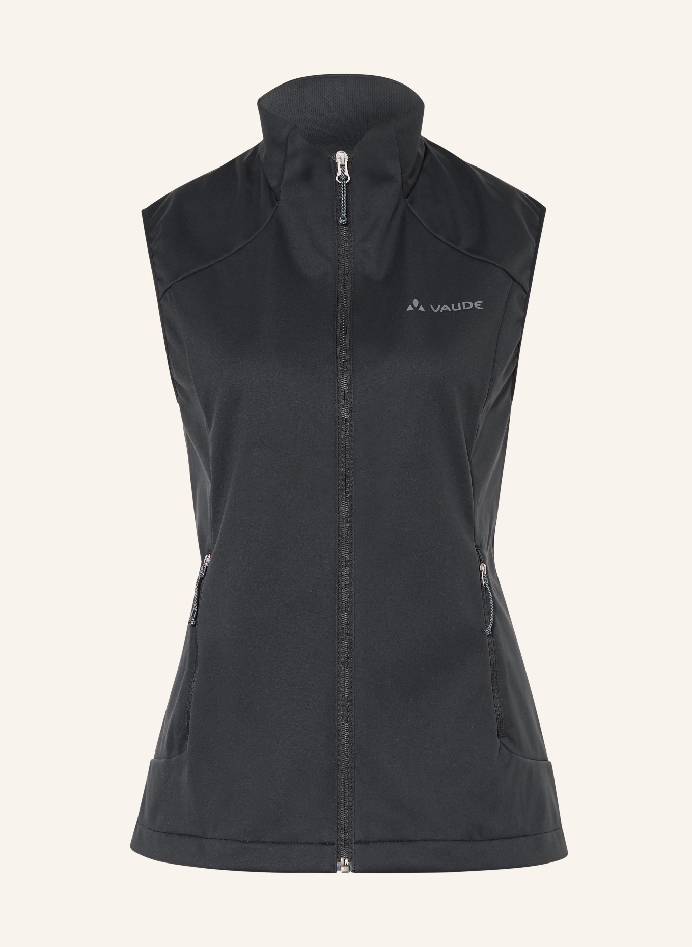 VAUDE EVERHIKE softshell vest: BLACK
