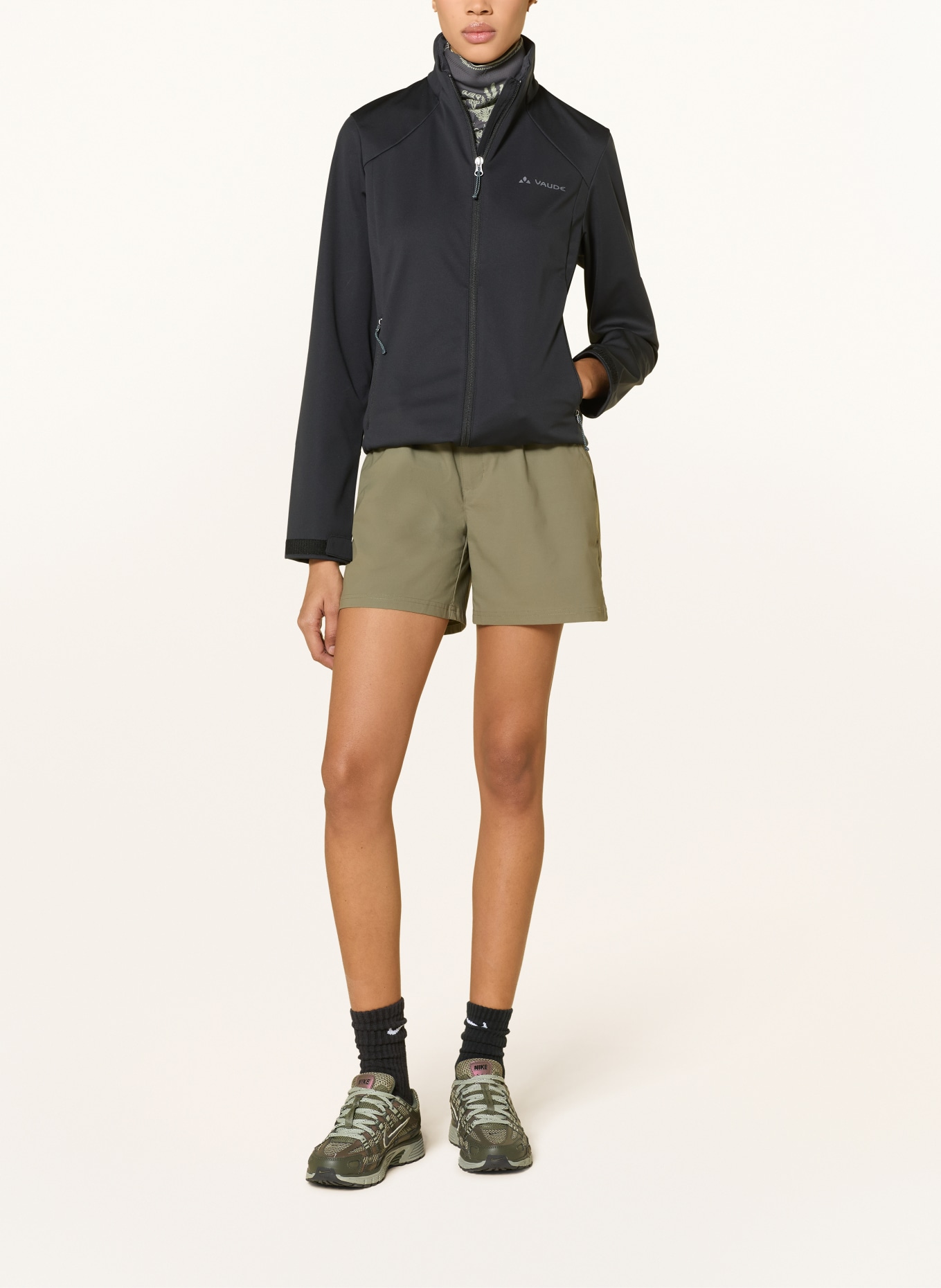 VAUDE Softshell-jas EVERHIKE: ZWART