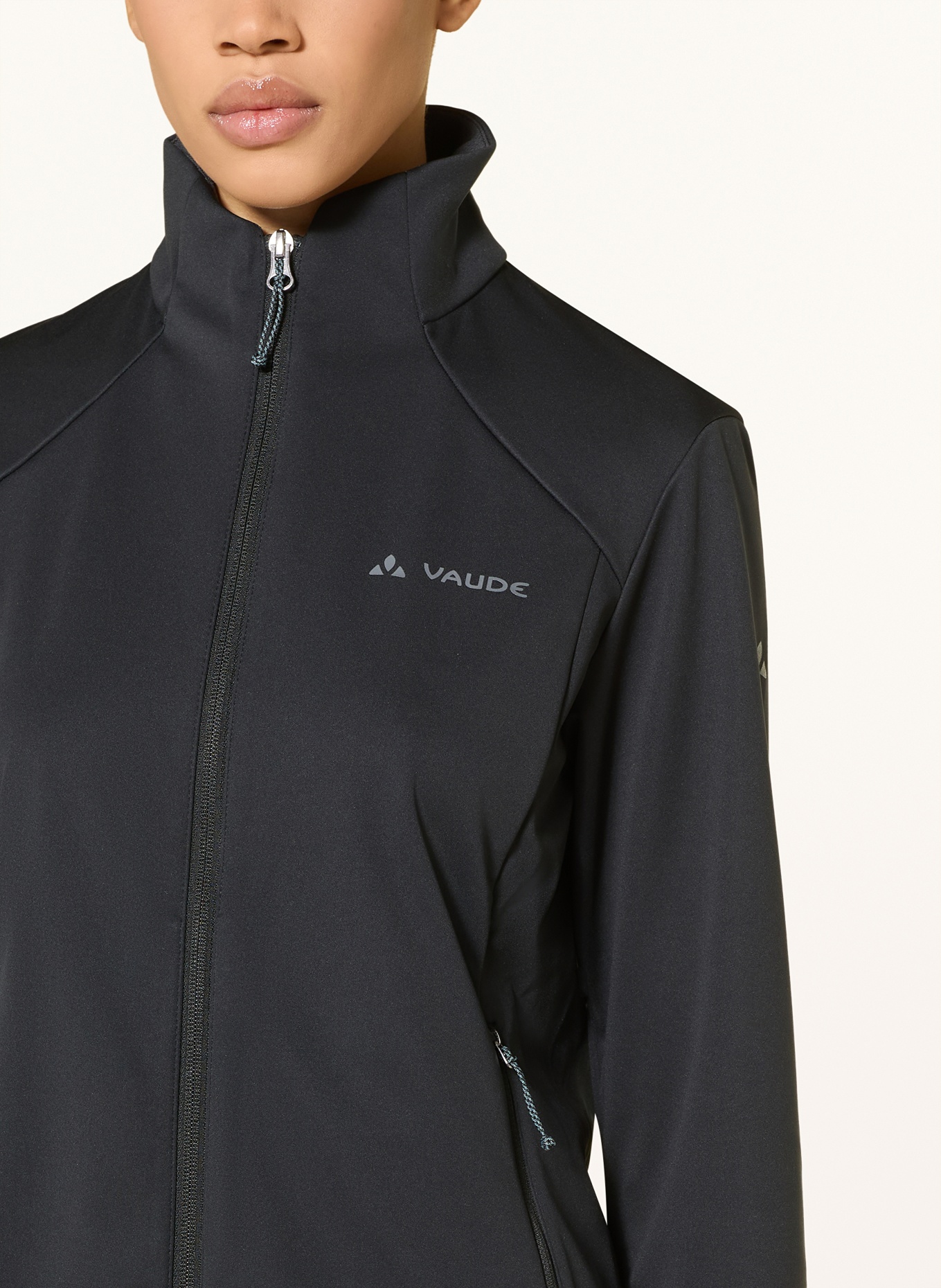 VAUDE Softshell-jas EVERHIKE: ZWART