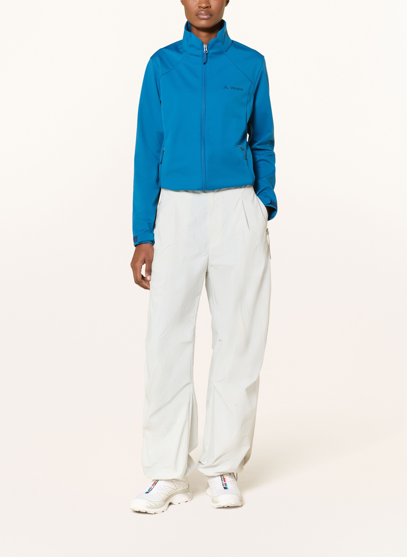 VAUDE Kurtka softshellowa EVERHIKE: TURKUSOWY