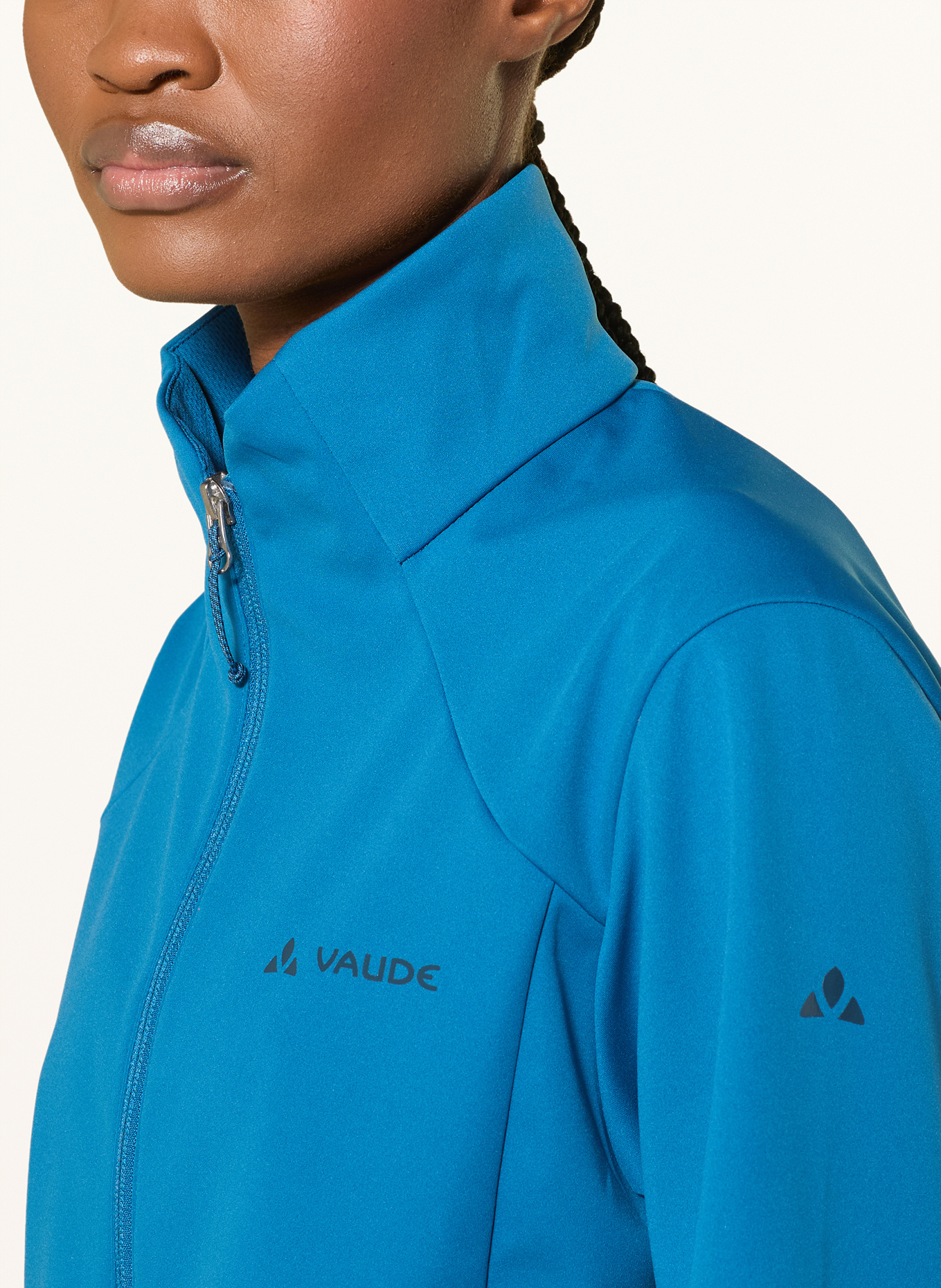 VAUDE Kurtka softshellowa EVERHIKE: TURKUSOWY