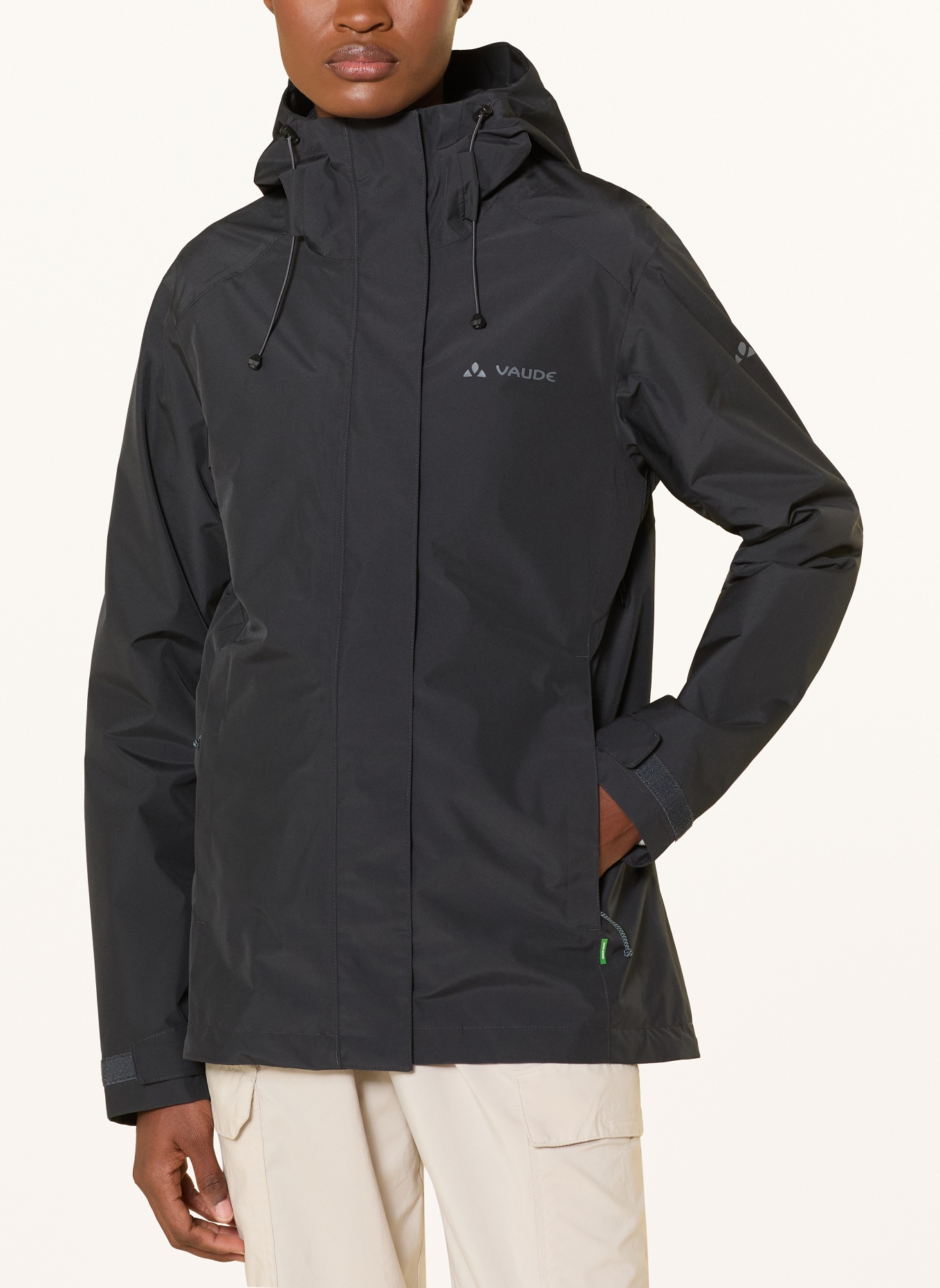 VAUDE Regenjas STRATHCONA: ZWART