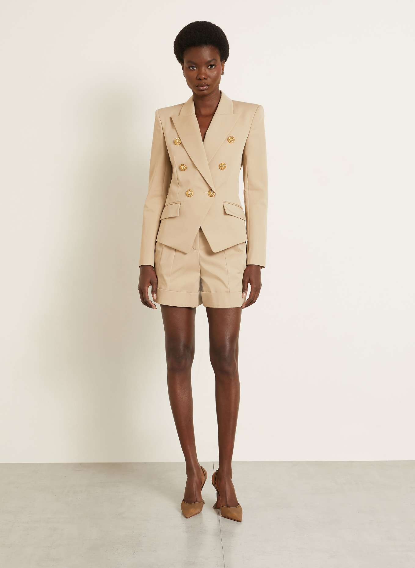 BALMAIN blazer: CAMEL