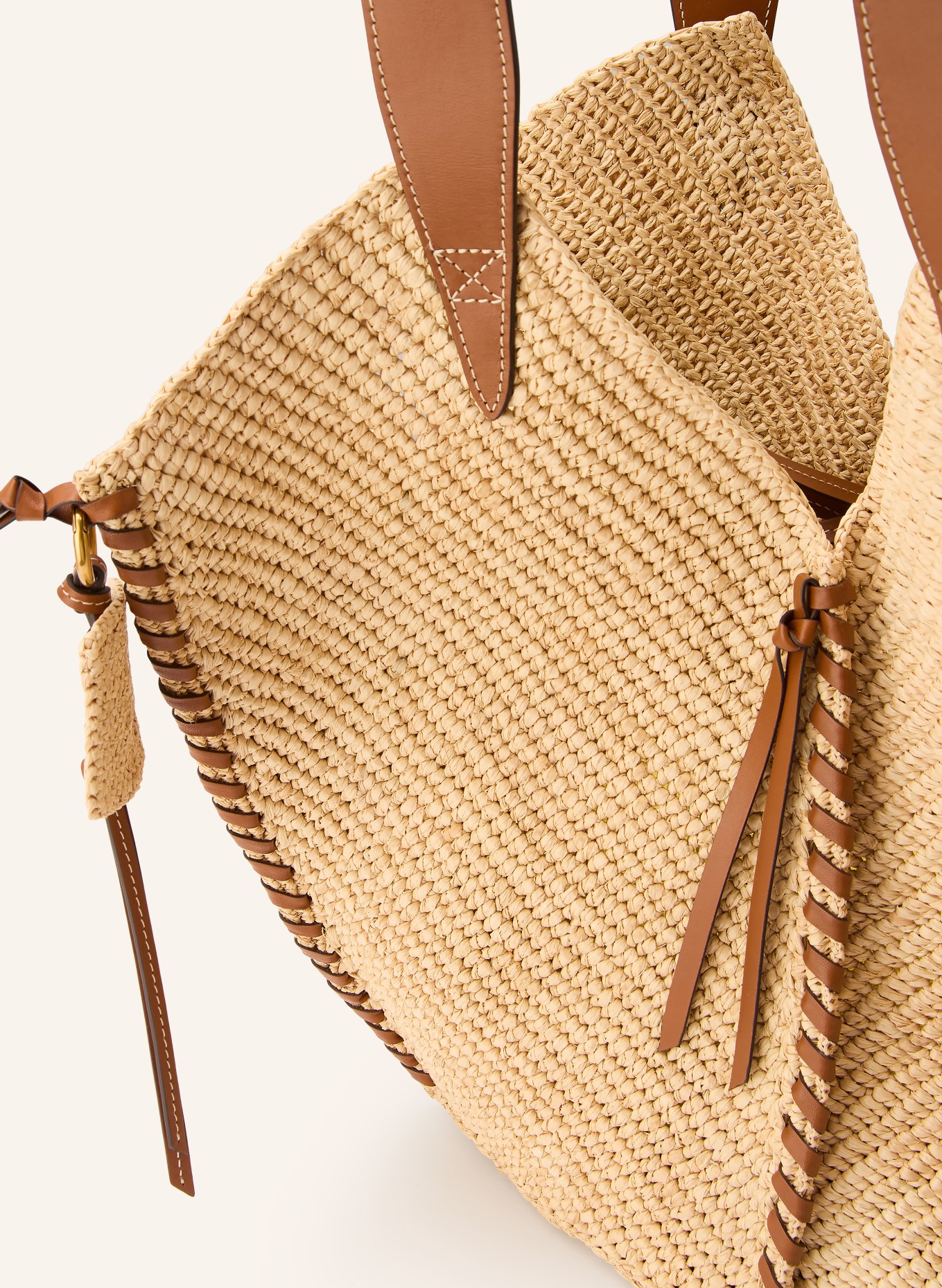 ISABEL MARANT Shopper TAMPA: BEIGE / GOUD / BRUIN