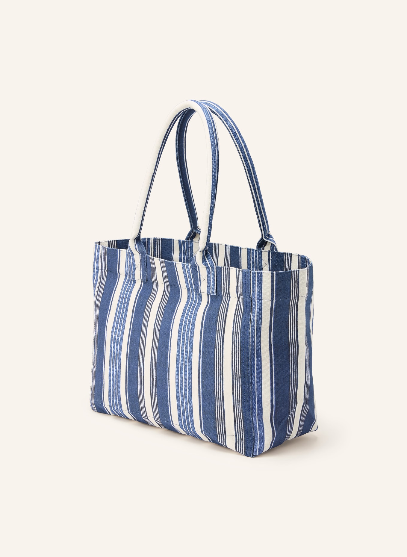 ISABEL MARANT Shopper YENKY: CRÈME / ZILVER / BLAUW