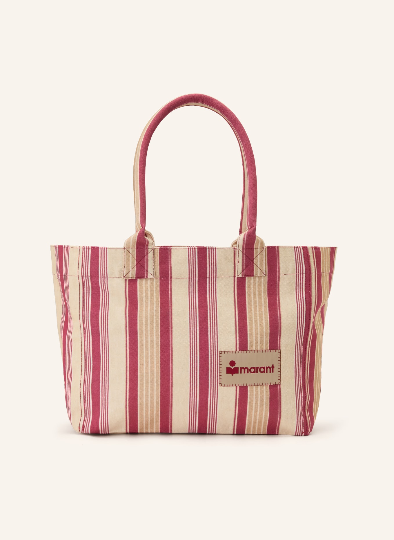 ISABEL MARANT Shopper YENKY: CRÈME / VIEUX ROSE / BEIGE