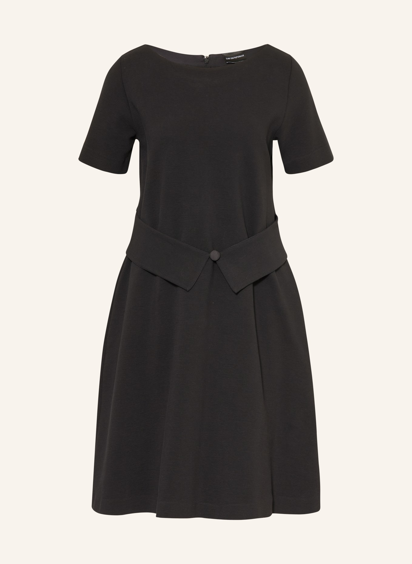 EMPORIO ARMANI šaty: ČERNÁ