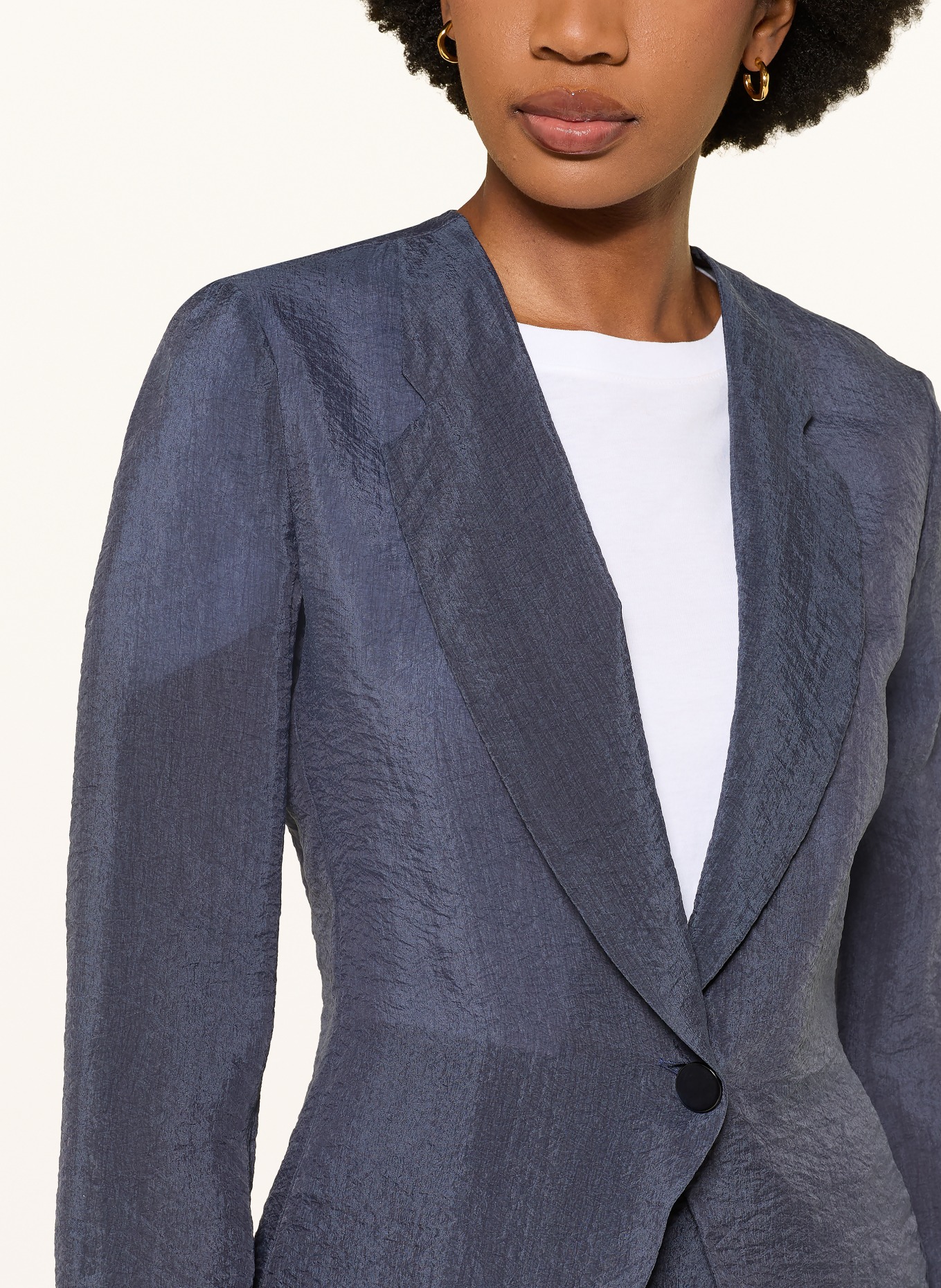 EMPORIO ARMANI blazer: BLEU FONCÉ