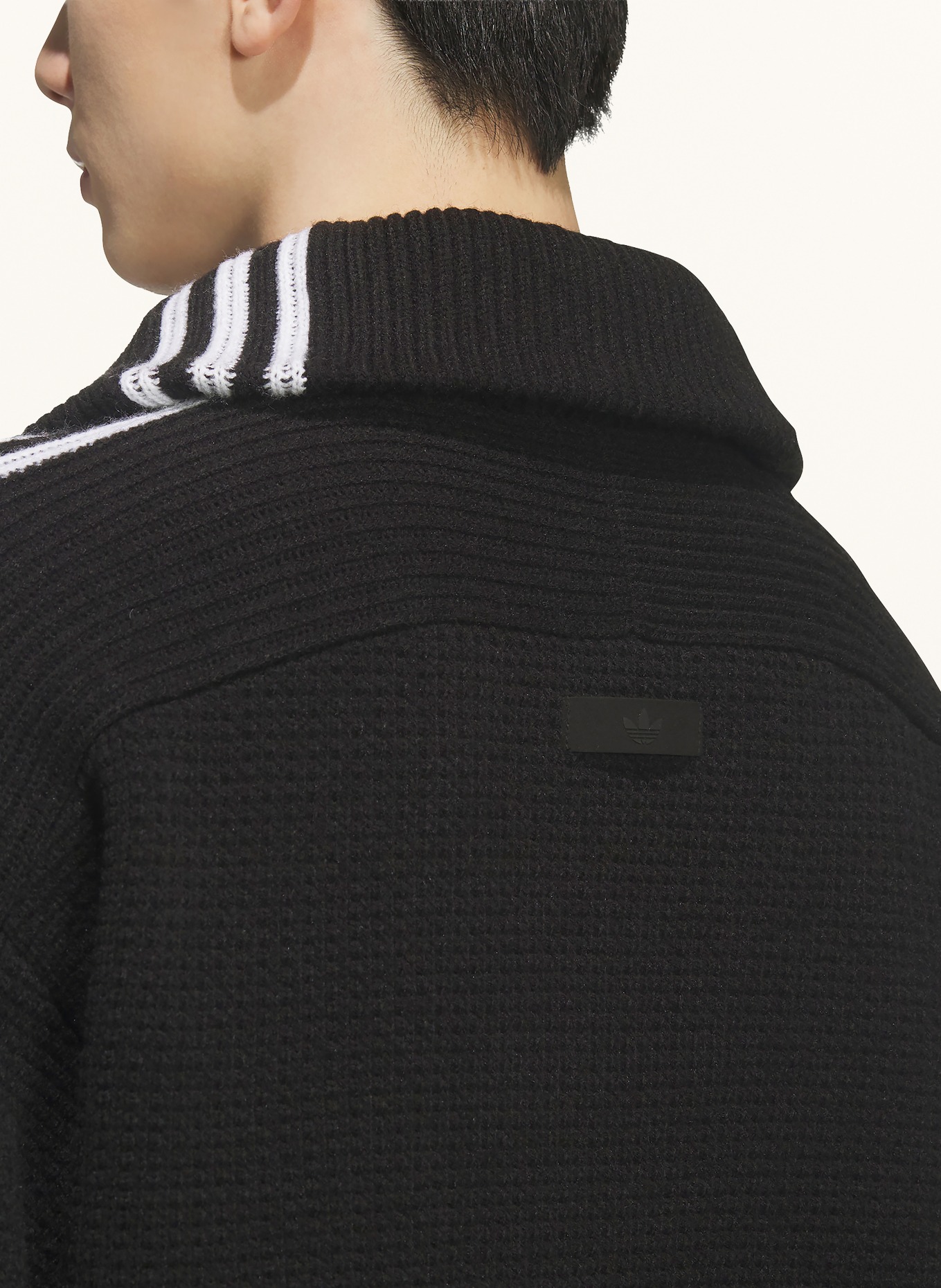 adidas Originals Troyer PREMIUM 3S: SCHWARZ / WEISS