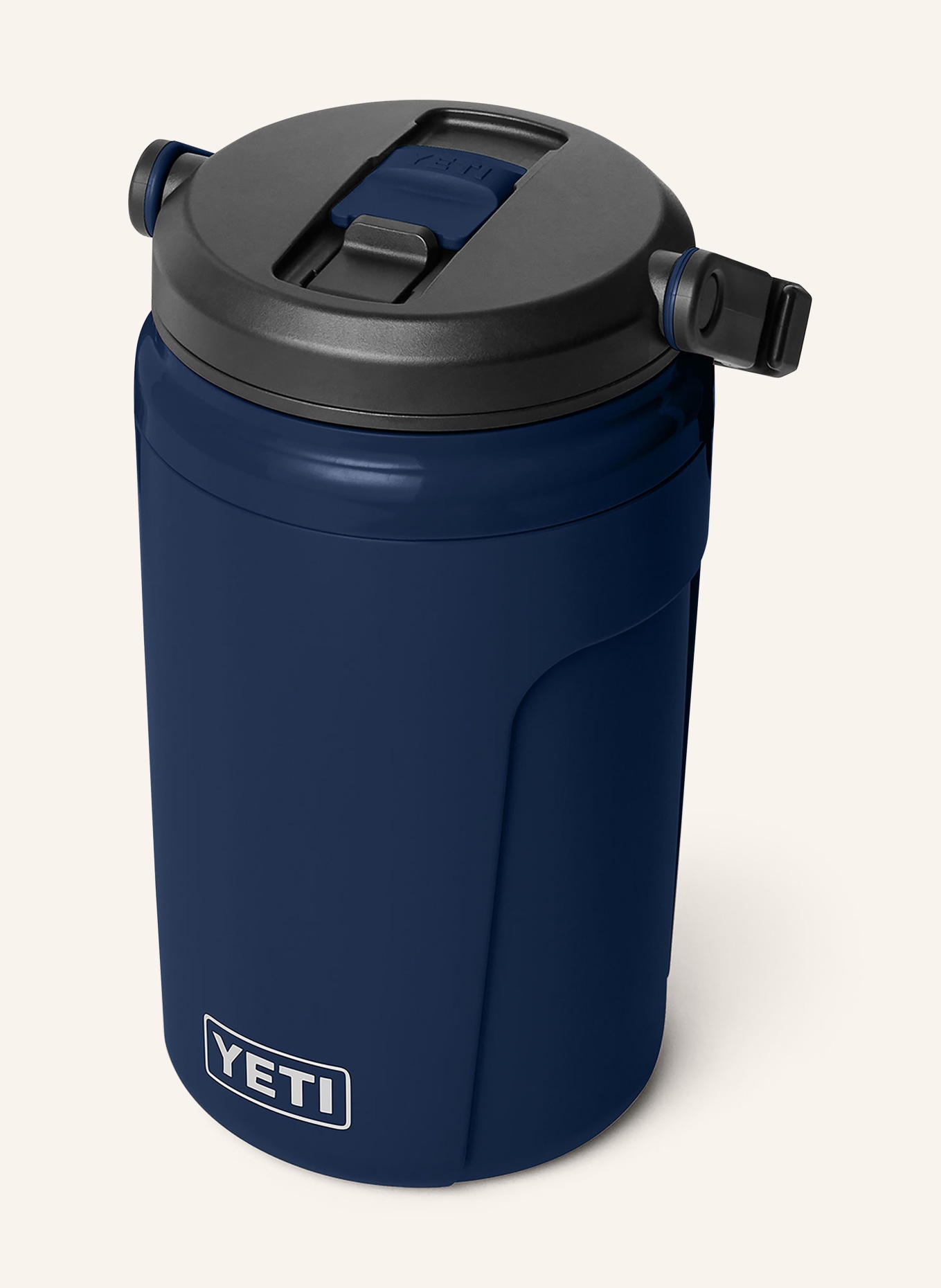 YETI thermoskan: DONKERBLAUW / ZILVER