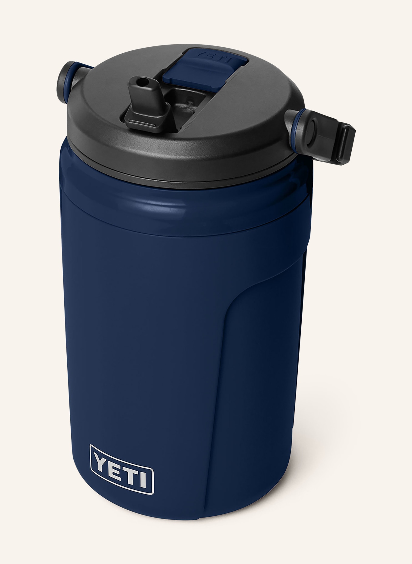 YETI thermoskan: DONKERBLAUW / ZILVER