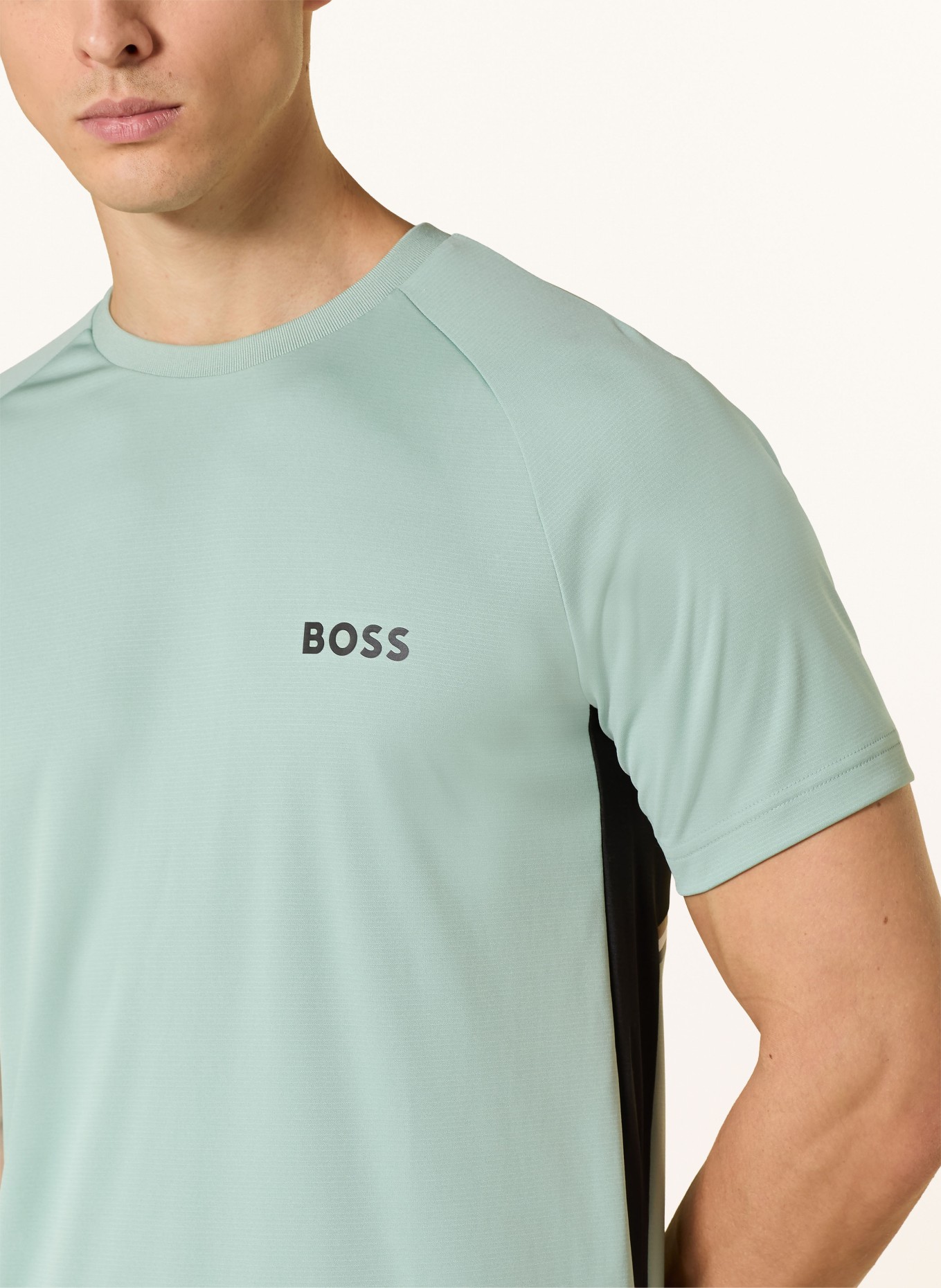 BOSS T-shirt: LIGHT GREEN