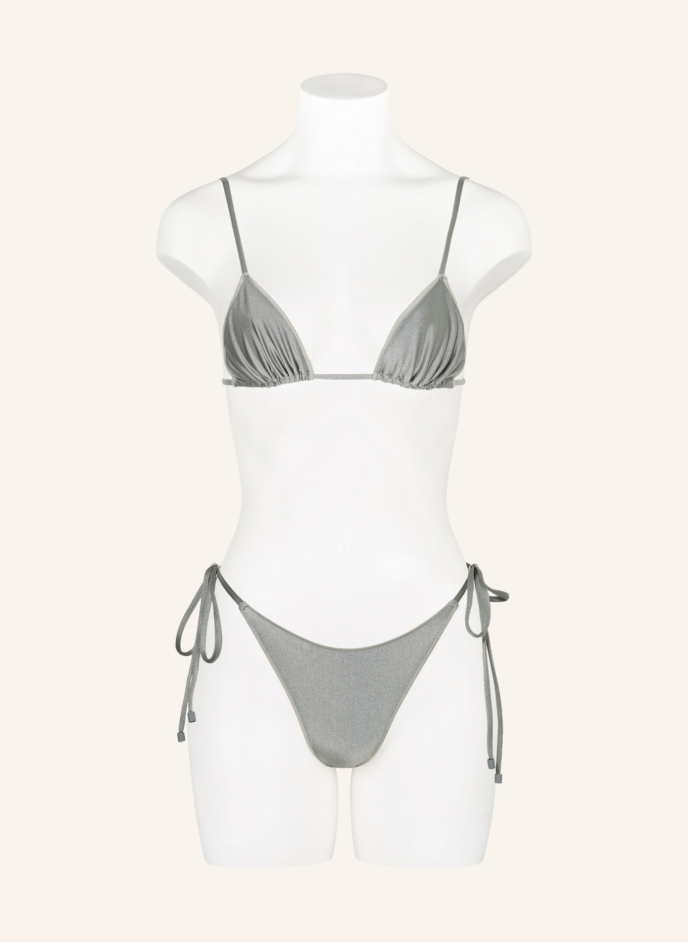 BILALI The Label MAJA triangle bikini top: KHAKI