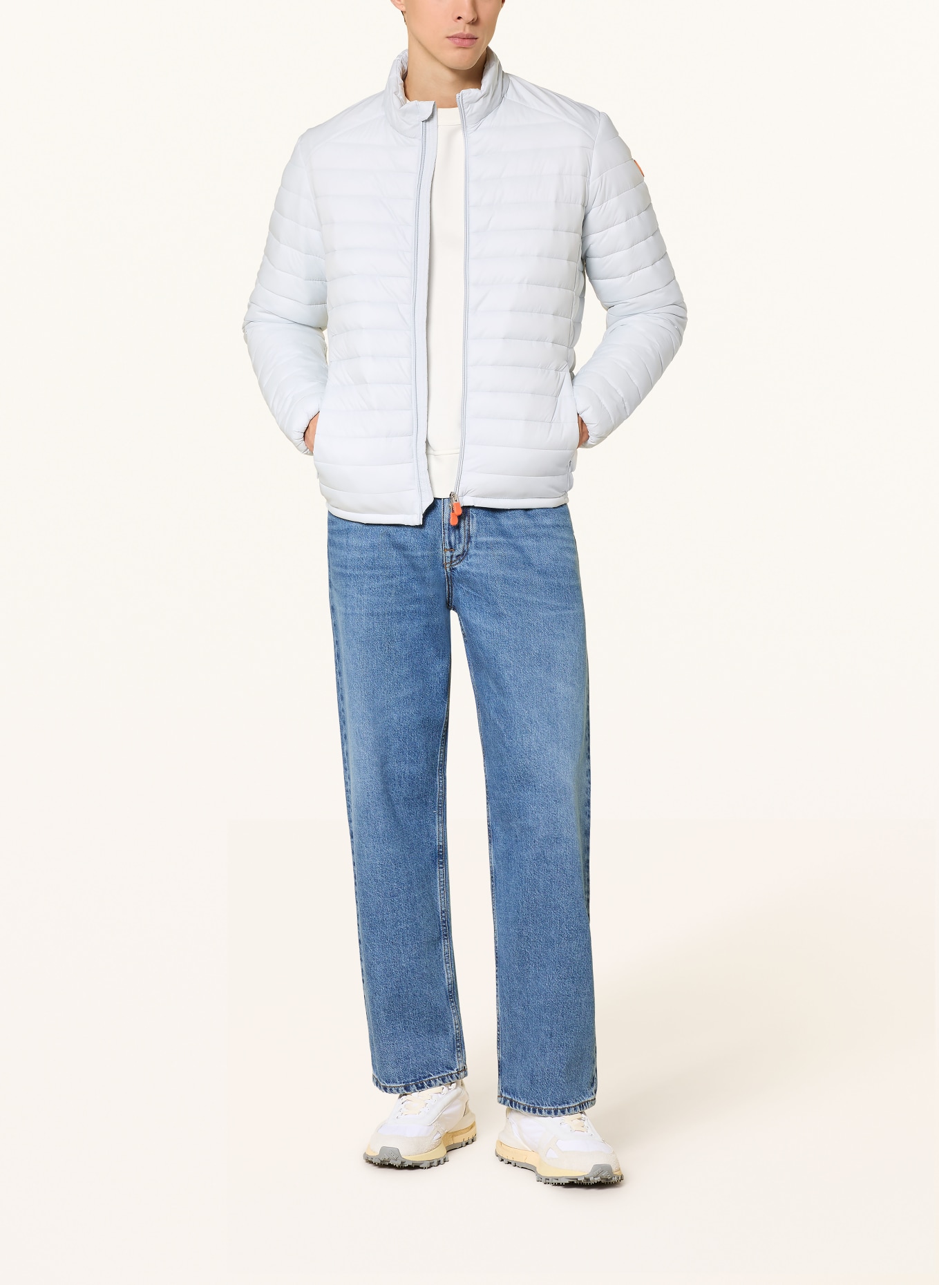 SAVE THE DUCK Steppjacke ALEXANDER: HELLGRAU