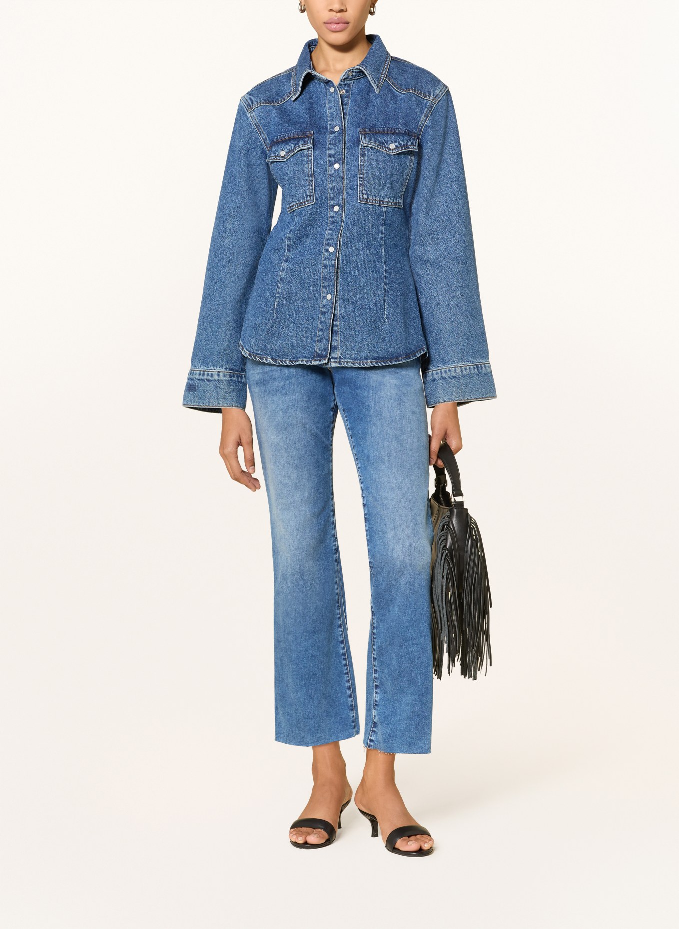 REPLAY Flared jeans ZOLIE: 009 MEDIUM BLUE