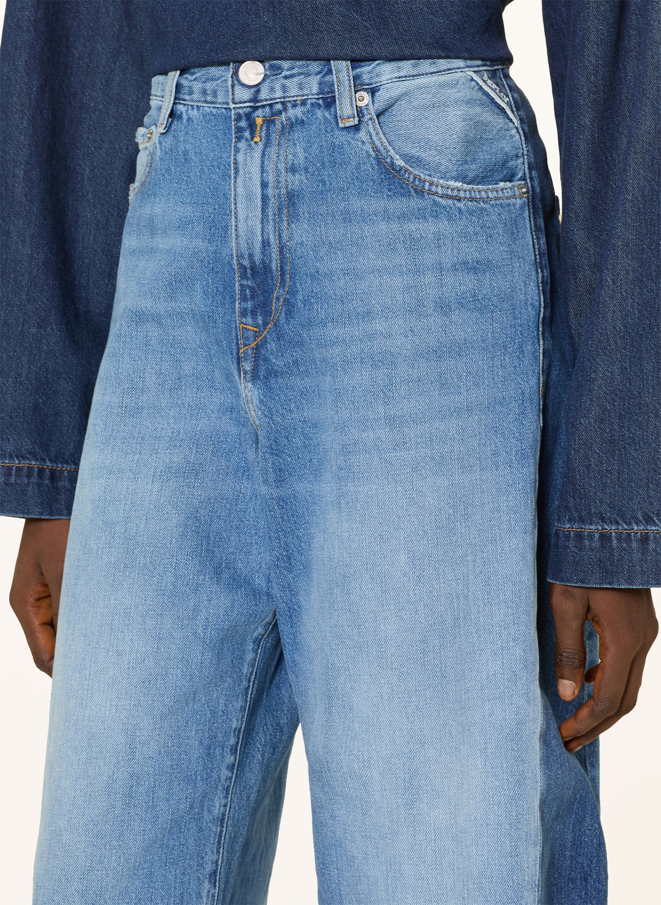 REPLAY Jean à jambes larges IDALYA: 009 MEDIUM BLUE