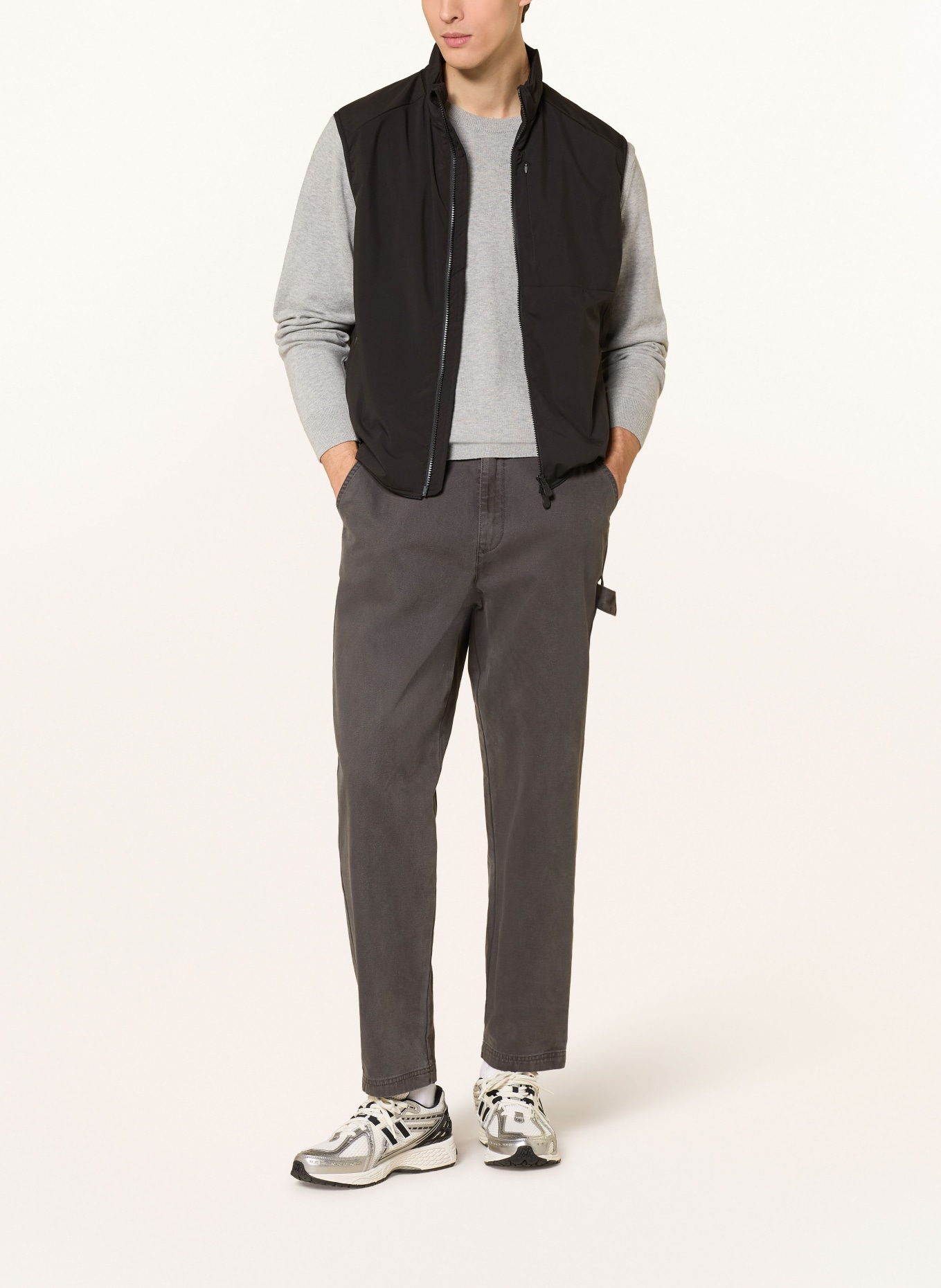 SAVE THE DUCK JOE vest: BLACK