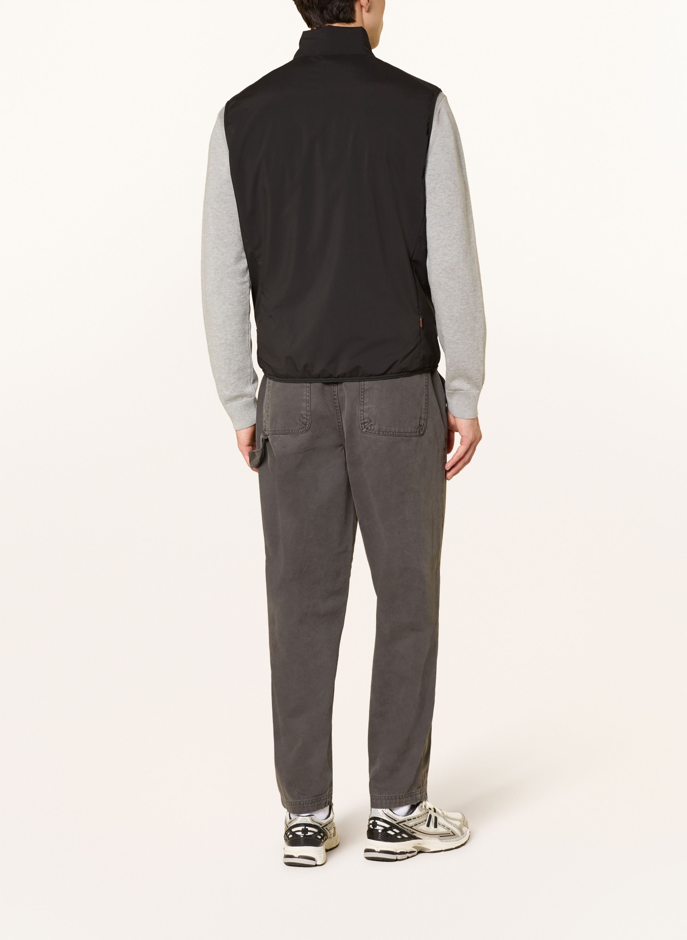 SAVE THE DUCK JOE vest: BLACK