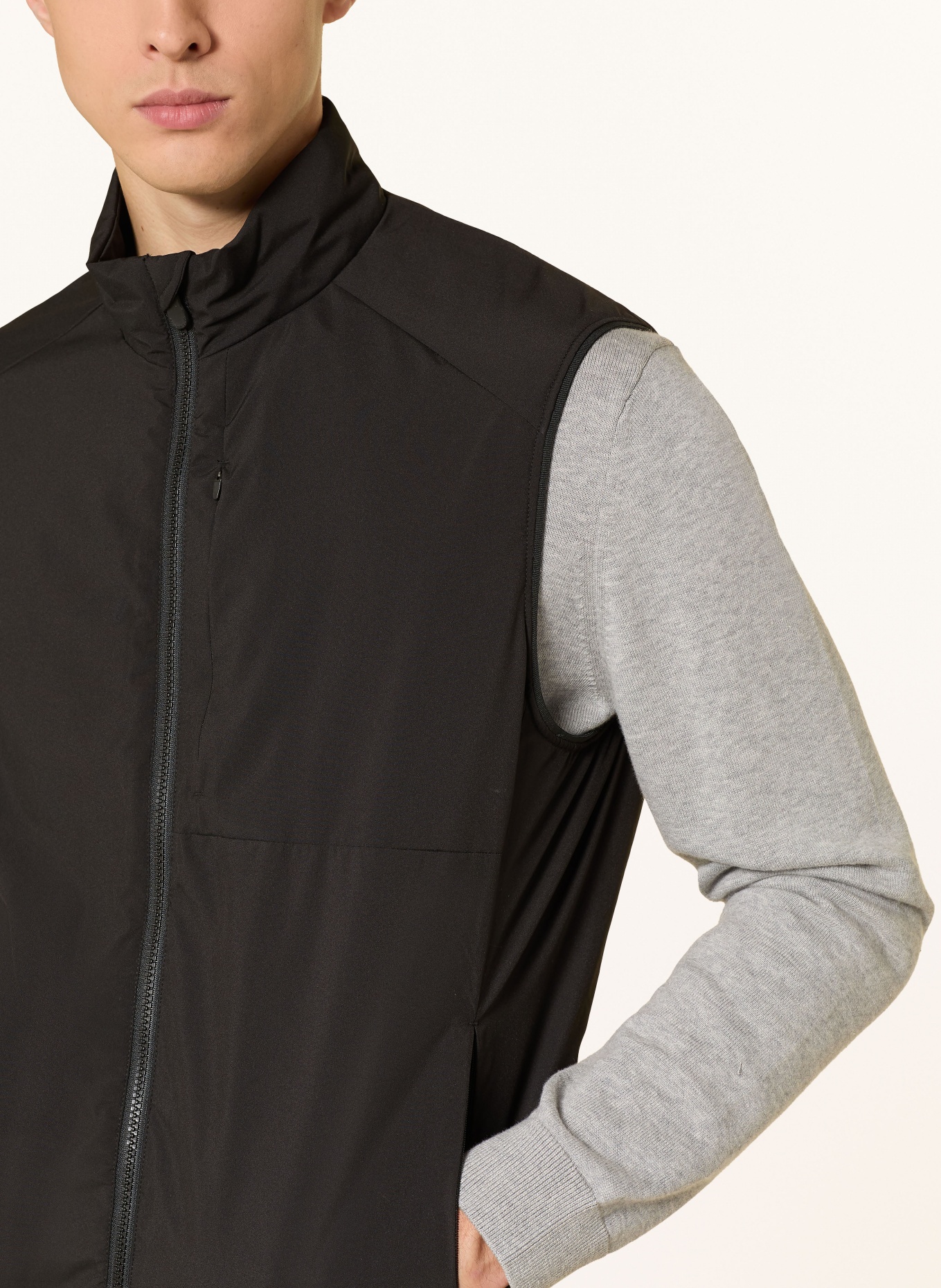 SAVE THE DUCK JOE vest: BLACK