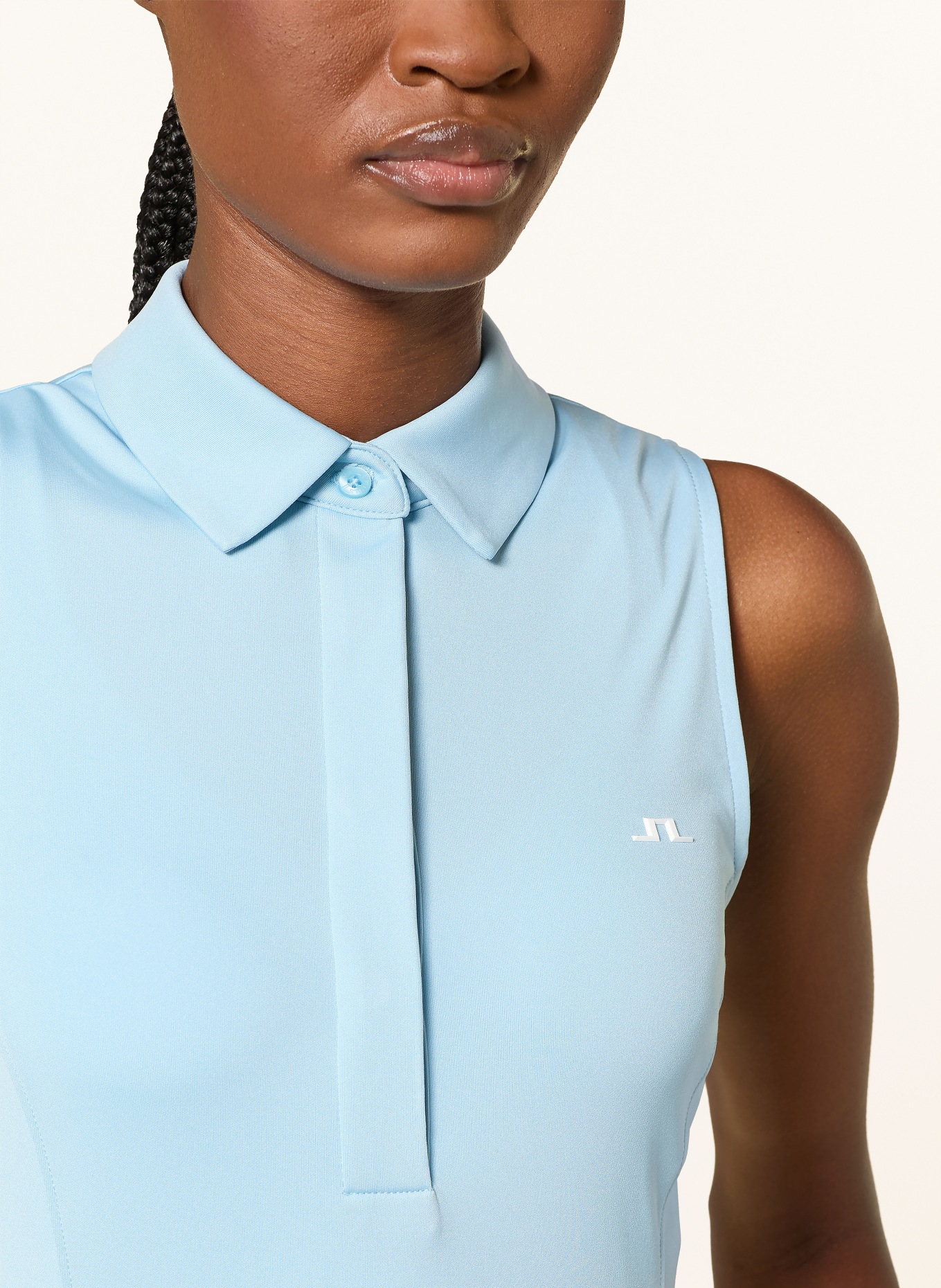 J.LINDEBERG Funkcjonalna koszulka polo: JASNONIEBIESKI