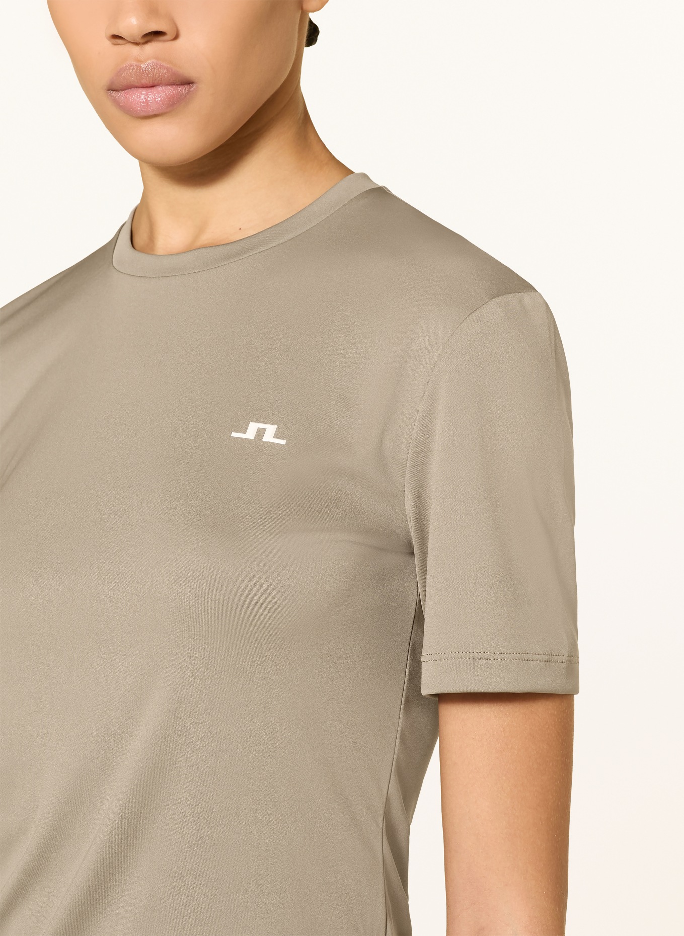 J.LINDEBERG T-shirt: DONKERGRIJS