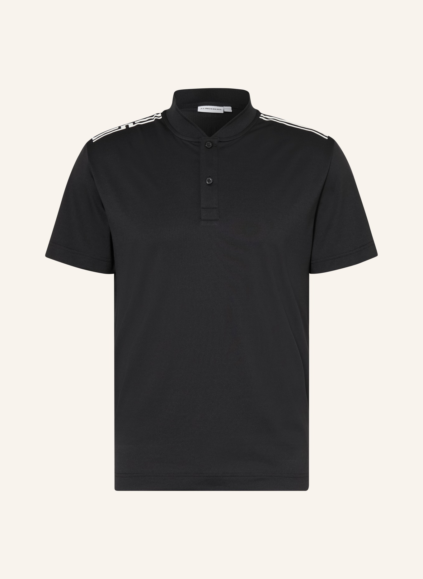 J.LINDEBERG Funktions-Poloshirt: SCHWARZ