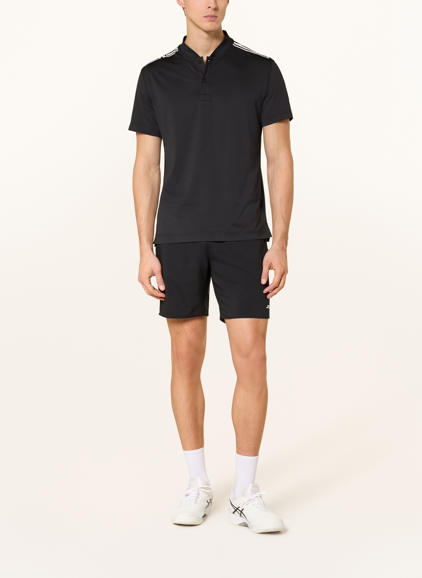 J.LINDEBERG Funktions-Poloshirt: SCHWARZ