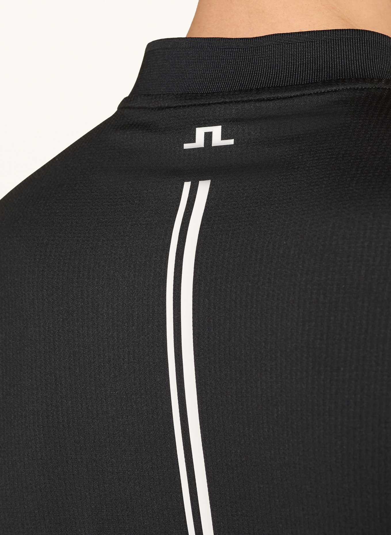 J.LINDEBERG Funktions-Poloshirt: SCHWARZ