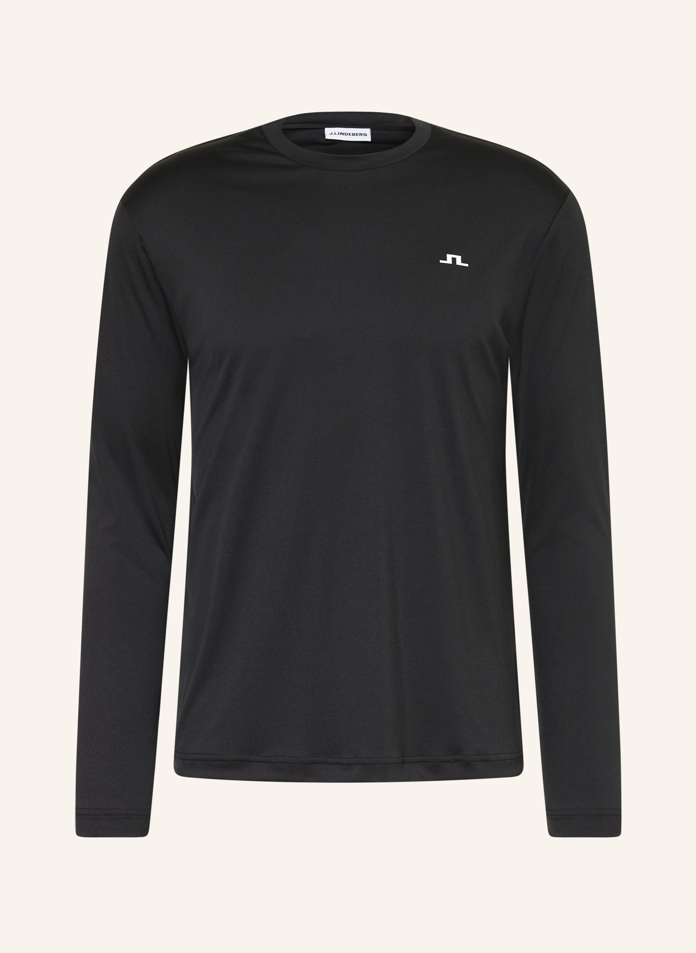 J.LINDEBERG functioneel shirt: ZWART