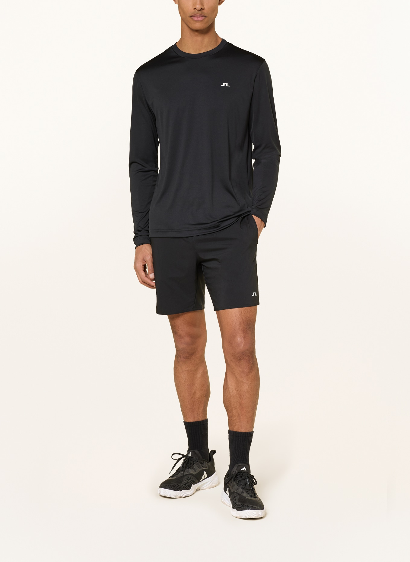 J.LINDEBERG functioneel shirt: ZWART