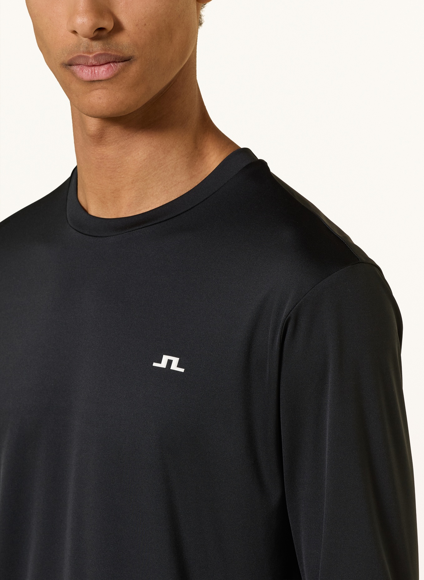 J.LINDEBERG functioneel shirt: ZWART