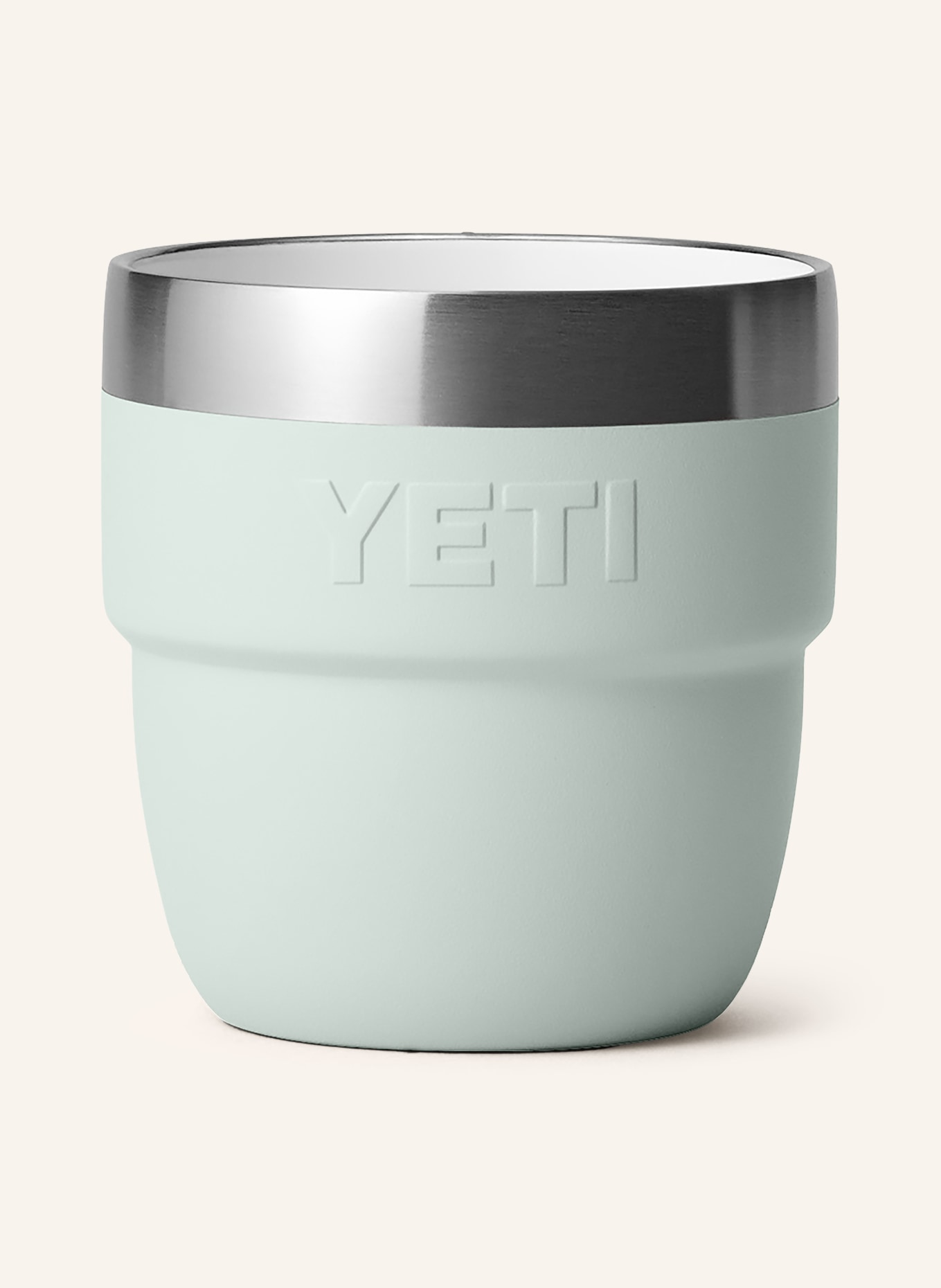 YETI Set van 2 thermobekers RAMBLER®: MINT / ZILVER