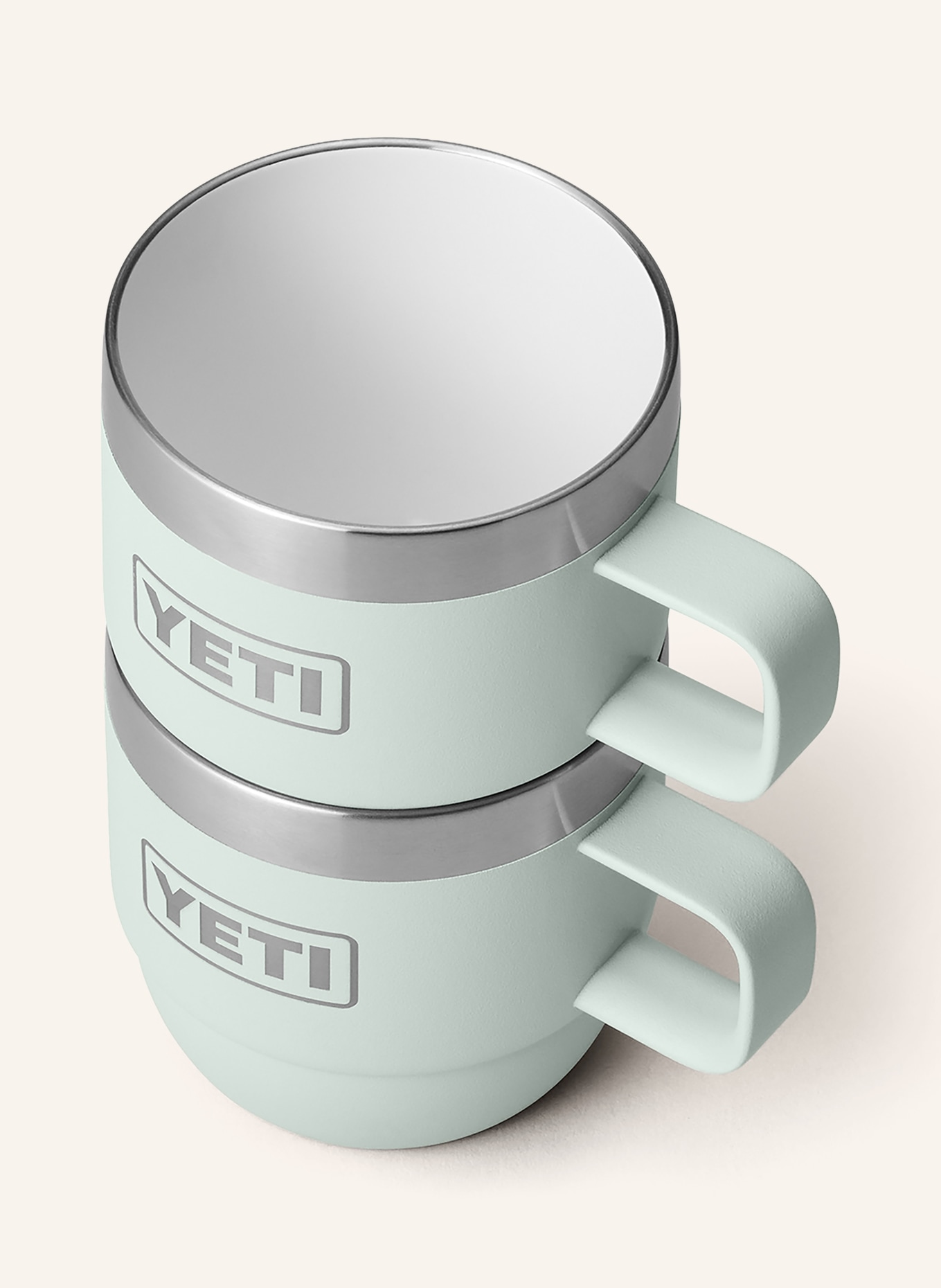 YETI Set van 2 thermobekers: LICHTGRIJS / ZILVER