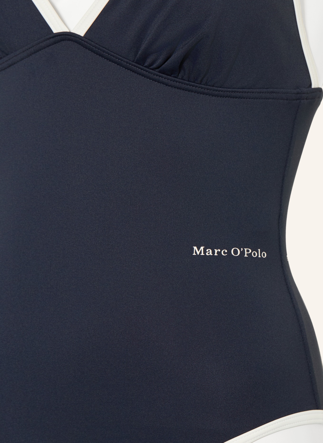 Marc O'Polo Badeanzug: DUNKELBLAU / CREME