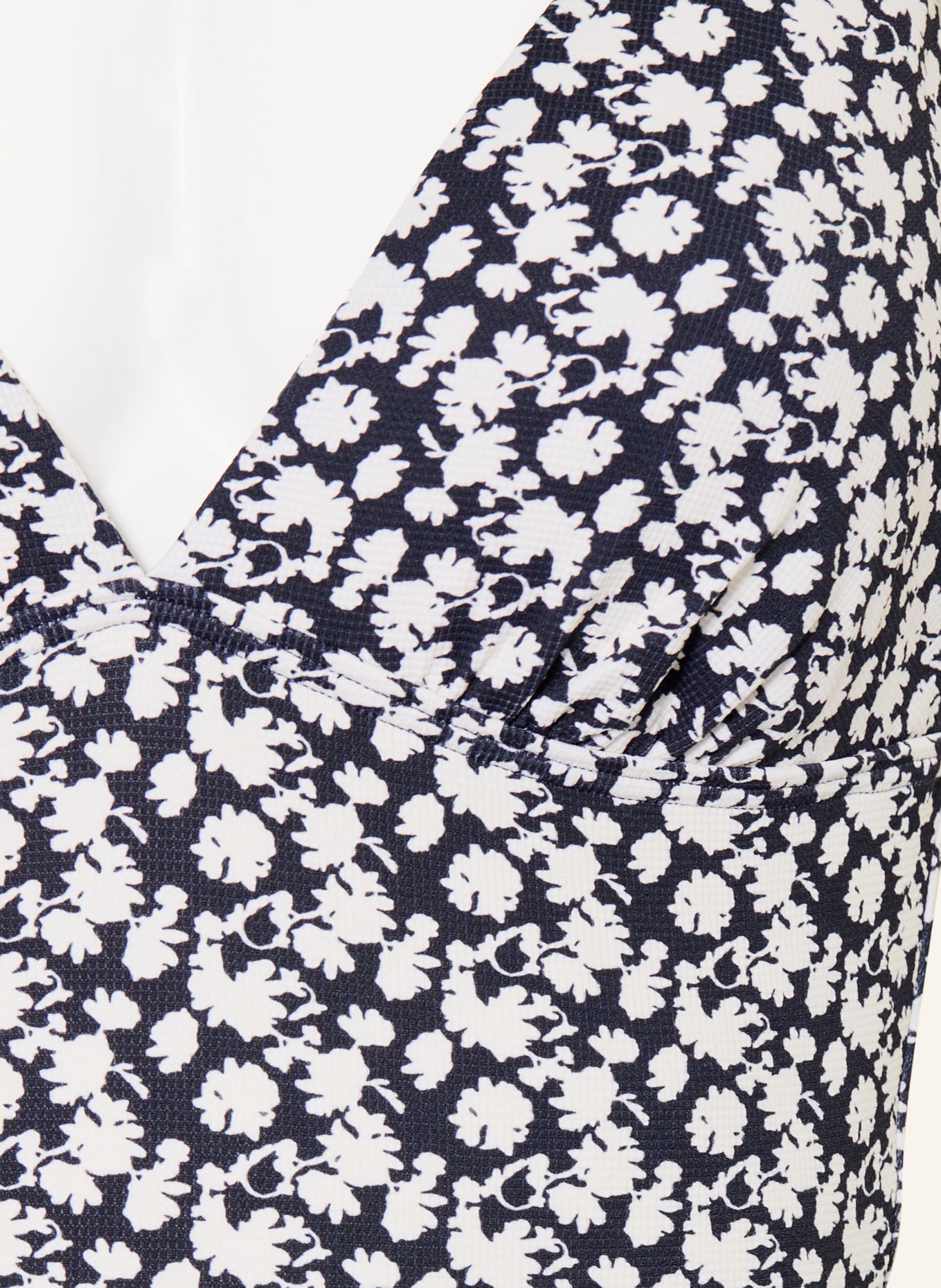 Marc O'Polo Badeanzug: DUNKELBLAU / WEISS