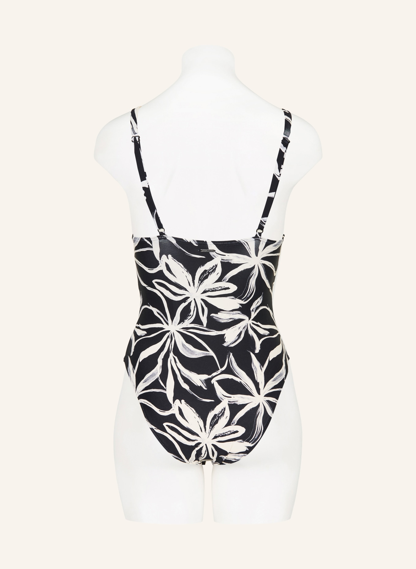 Marc O'Polo Badeanzug: SCHWARZ / WEISS