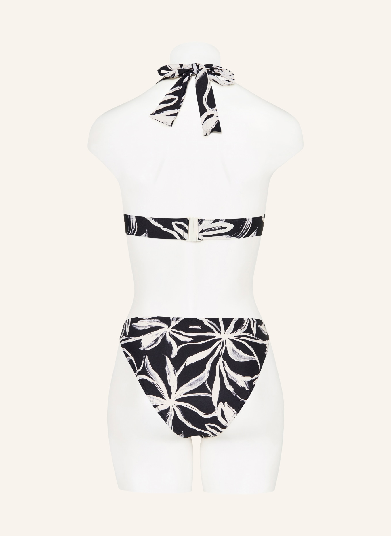 Marc O'Polo Eenvoudig bikinibroekje: ZWART / WIT