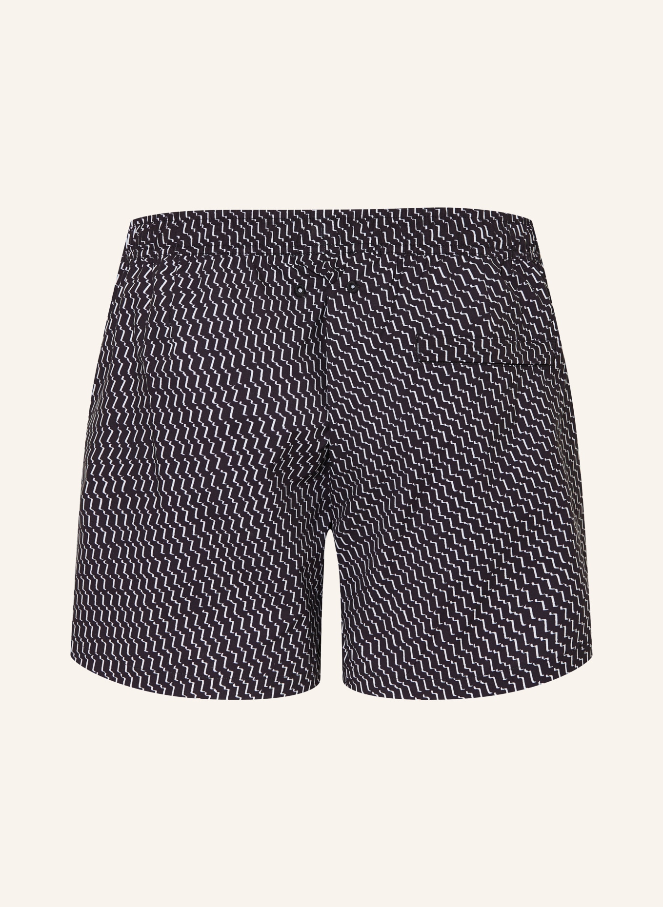 Marc O'Polo szorty kąpielowe: CZARNY / BIAŁY