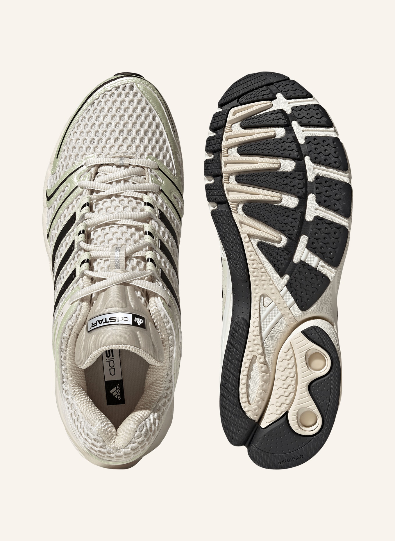 adidas Originals Buty sportowe ADISTAR CONTROL 5: ECRU / CZARNY