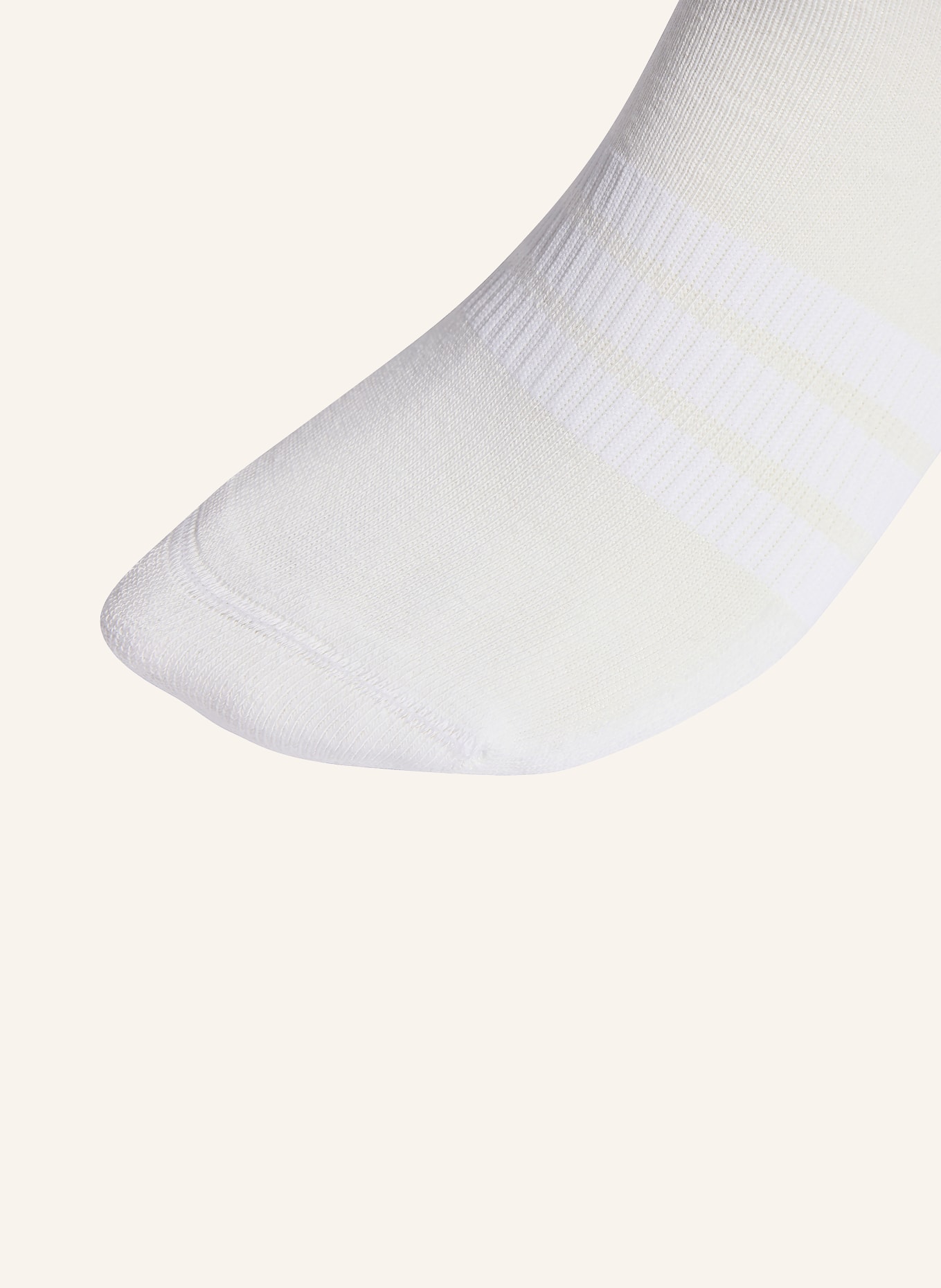adidas 3er-Pack Sportsocken CUSHIONED CREW: WEISS / SCHWARZ