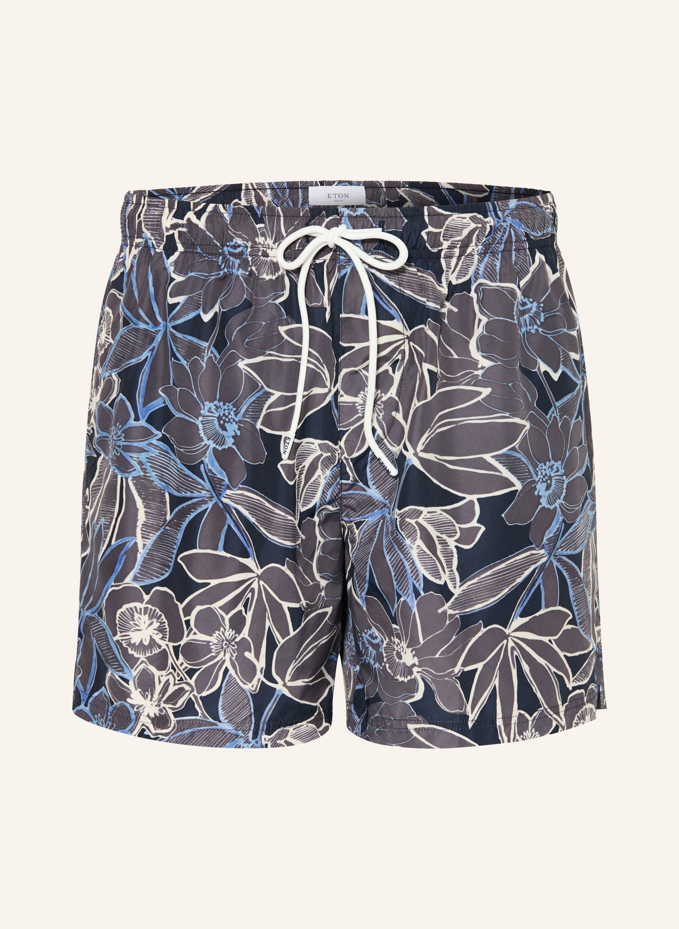 ETON Zwemshorts: DONKERBLAUW / GRIJS / WIT