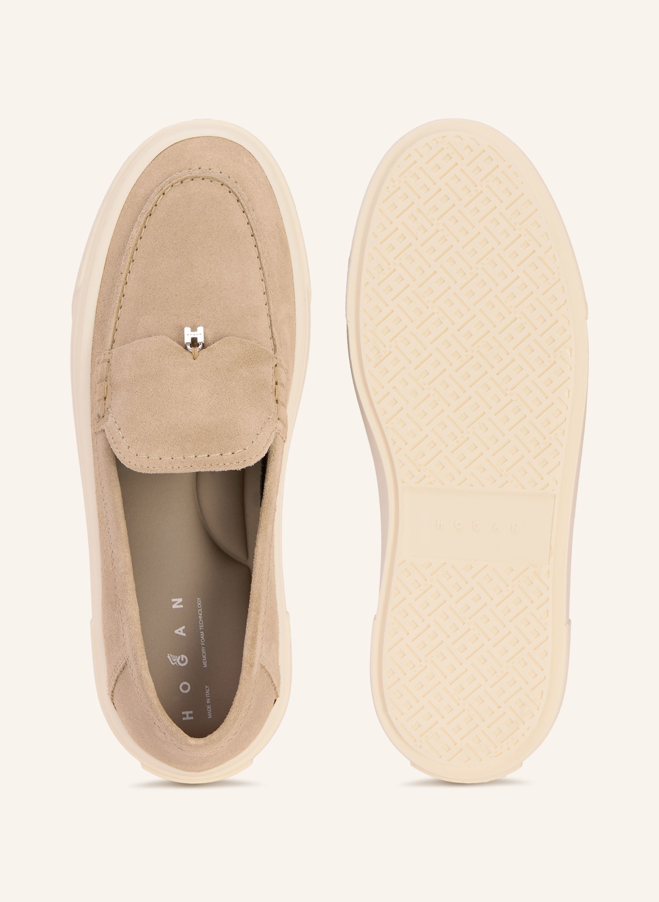 HOGAN Slipper H705: BEIGE