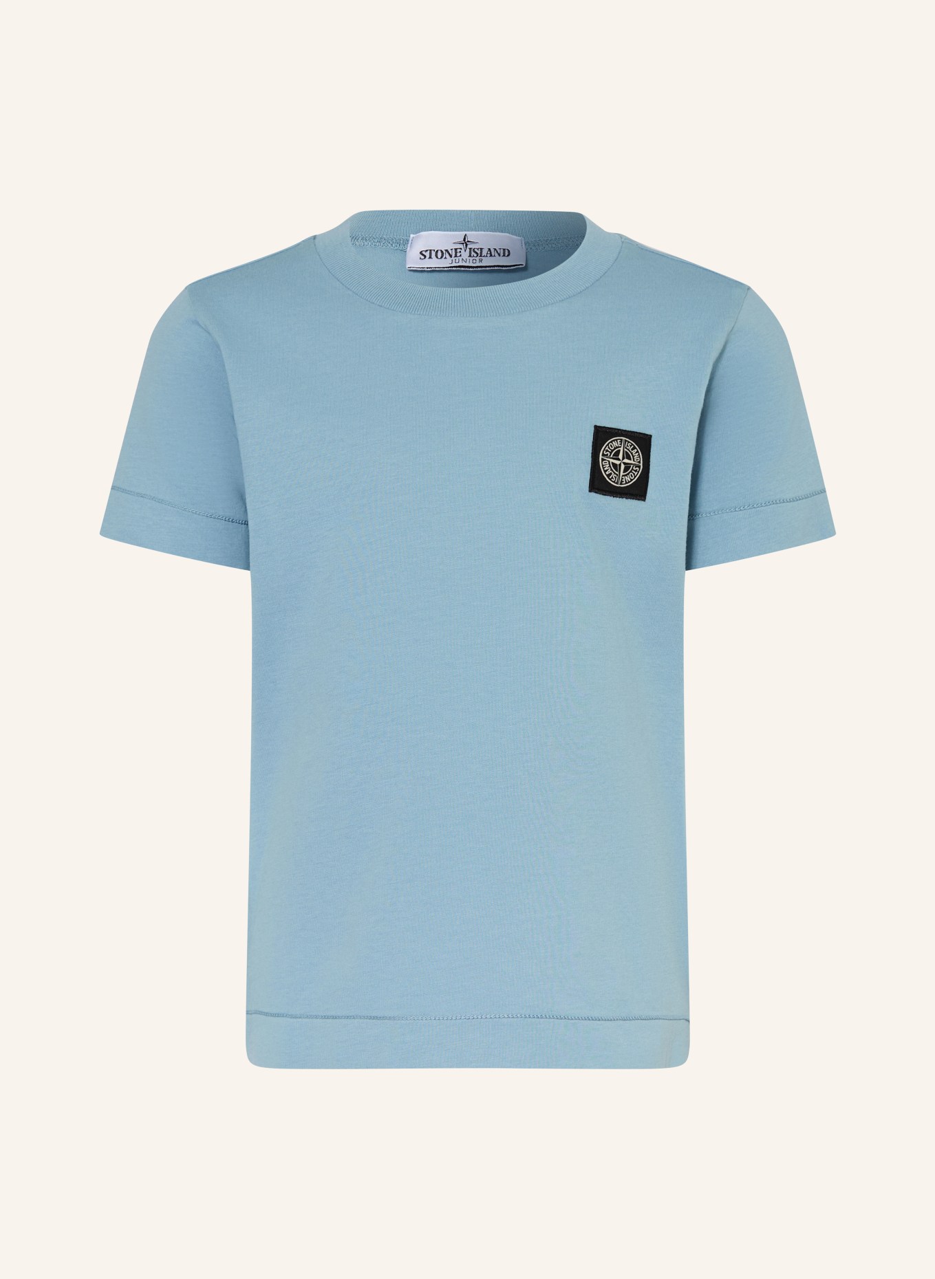 STONE ISLAND JUNIOR T-shirt: LICHTBLAUW / DONKERBLAUW