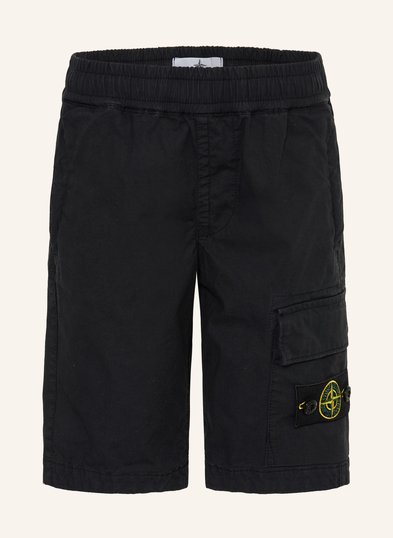 STONE ISLAND JUNIOR short: BLEU FONCÉ