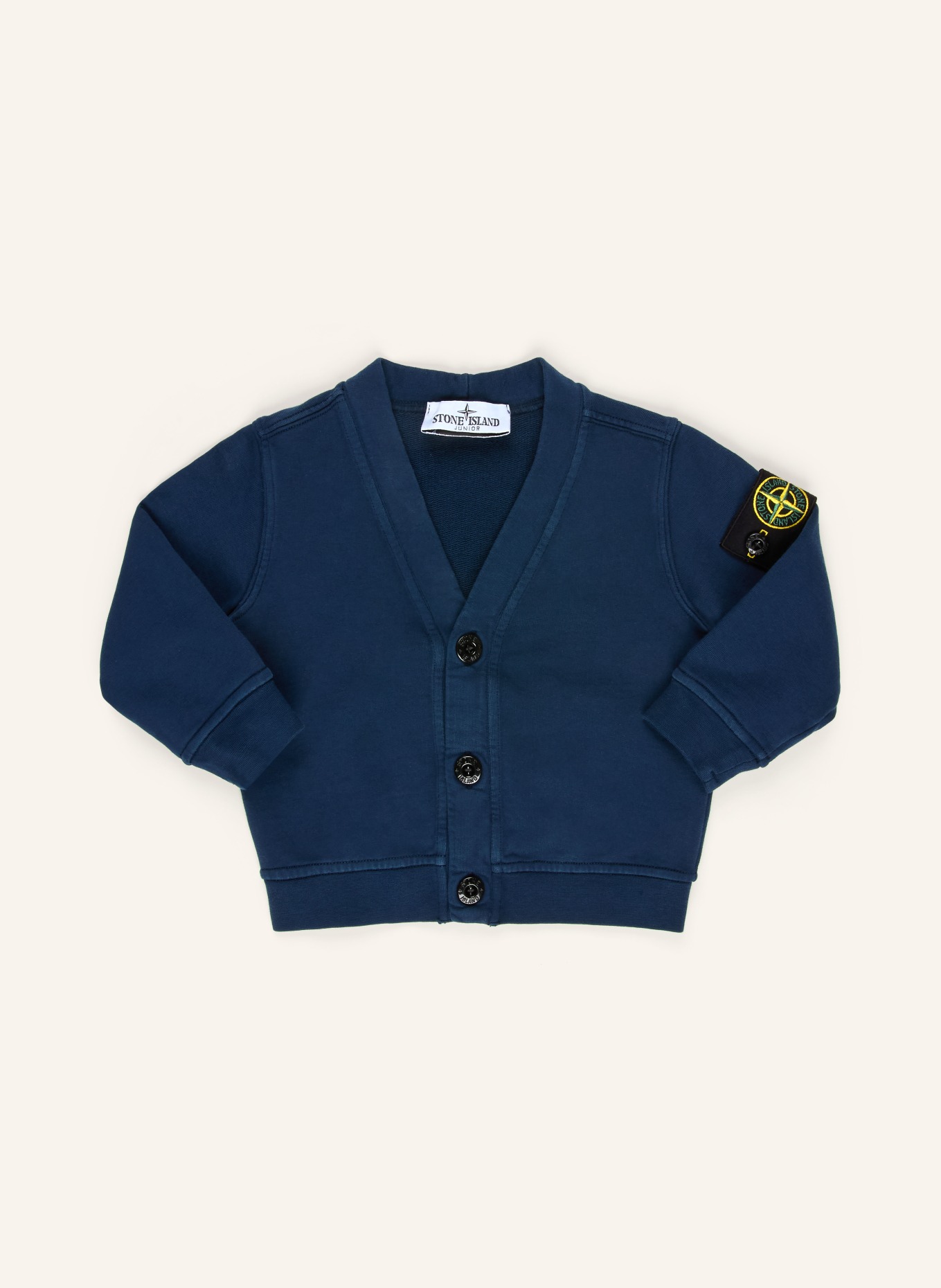 STONE ISLAND JUNIOR Zestaw: bluza, spodnie i szalik: GRANATOWY