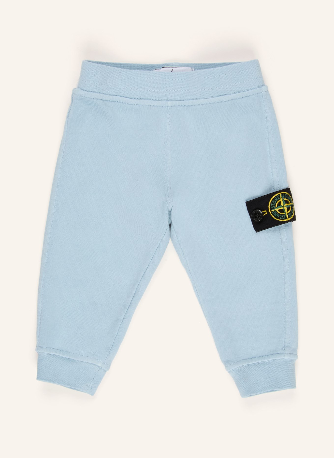 STONE ISLAND JUNIOR Zestaw: bluza, spodnie i szalik: JASNONIEBIESKI