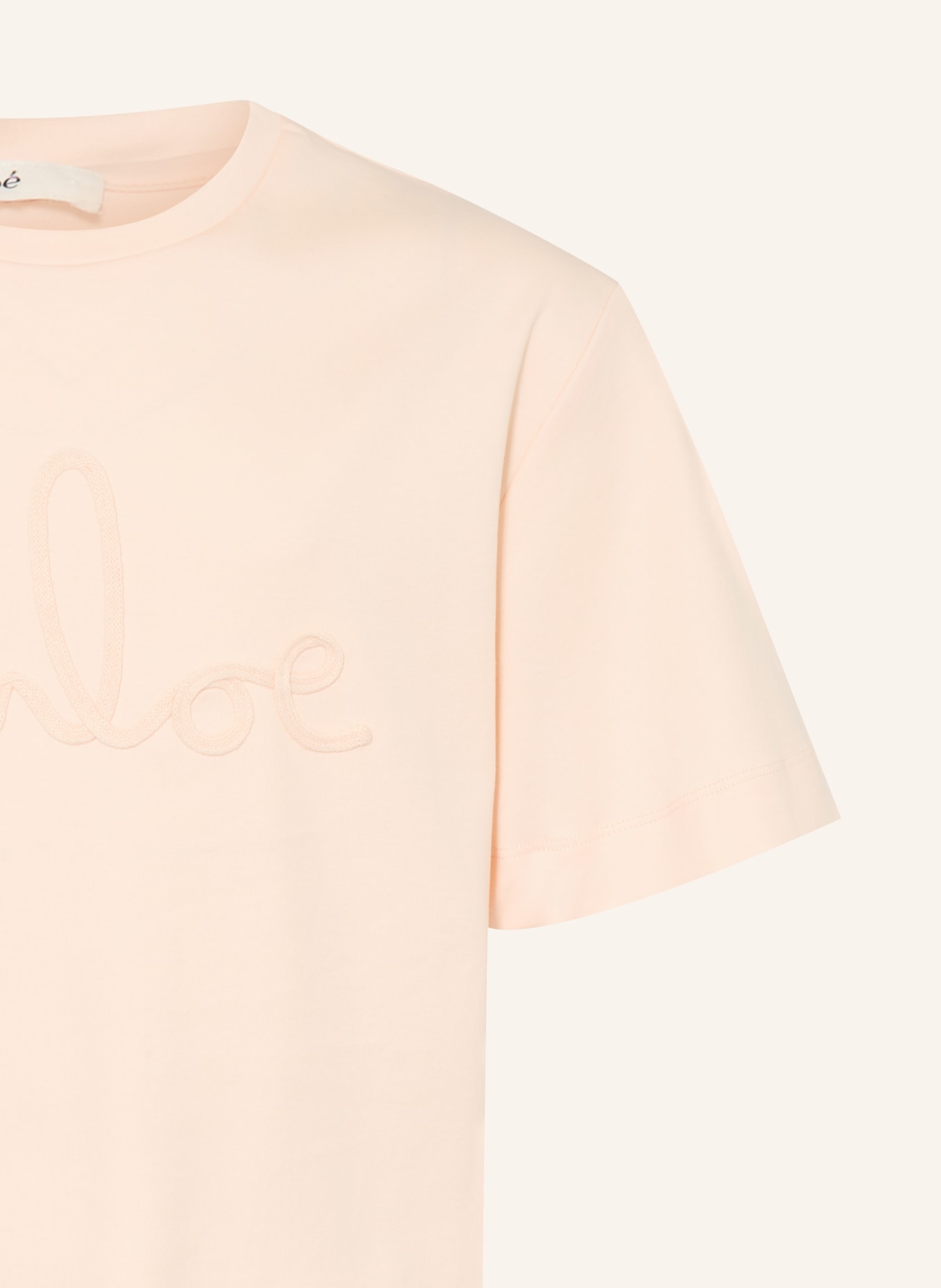 Chloé T-shirt: LIGHT ORANGE