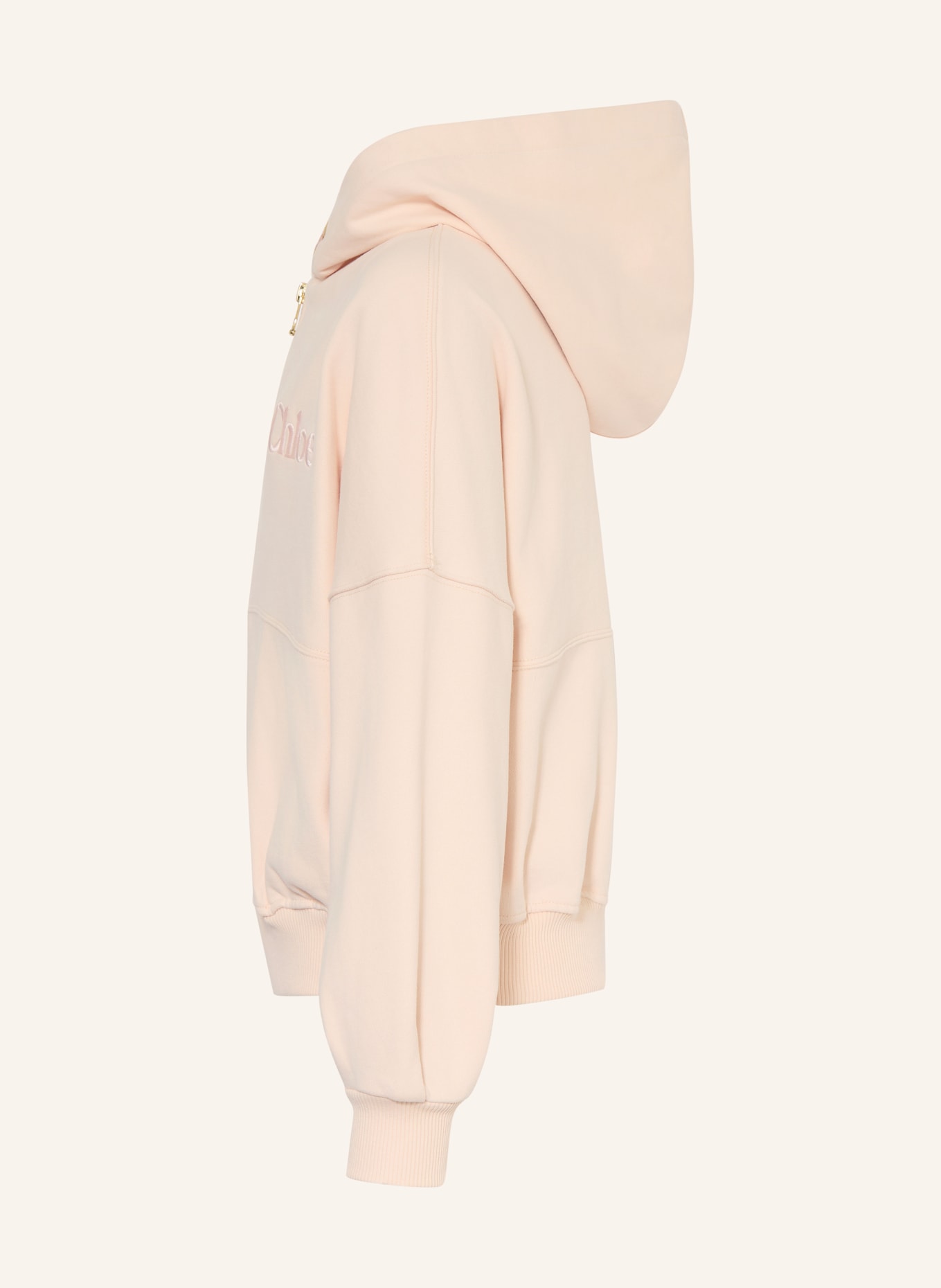 Chloé Sweatshirt jacket: LIGHT ORANGE