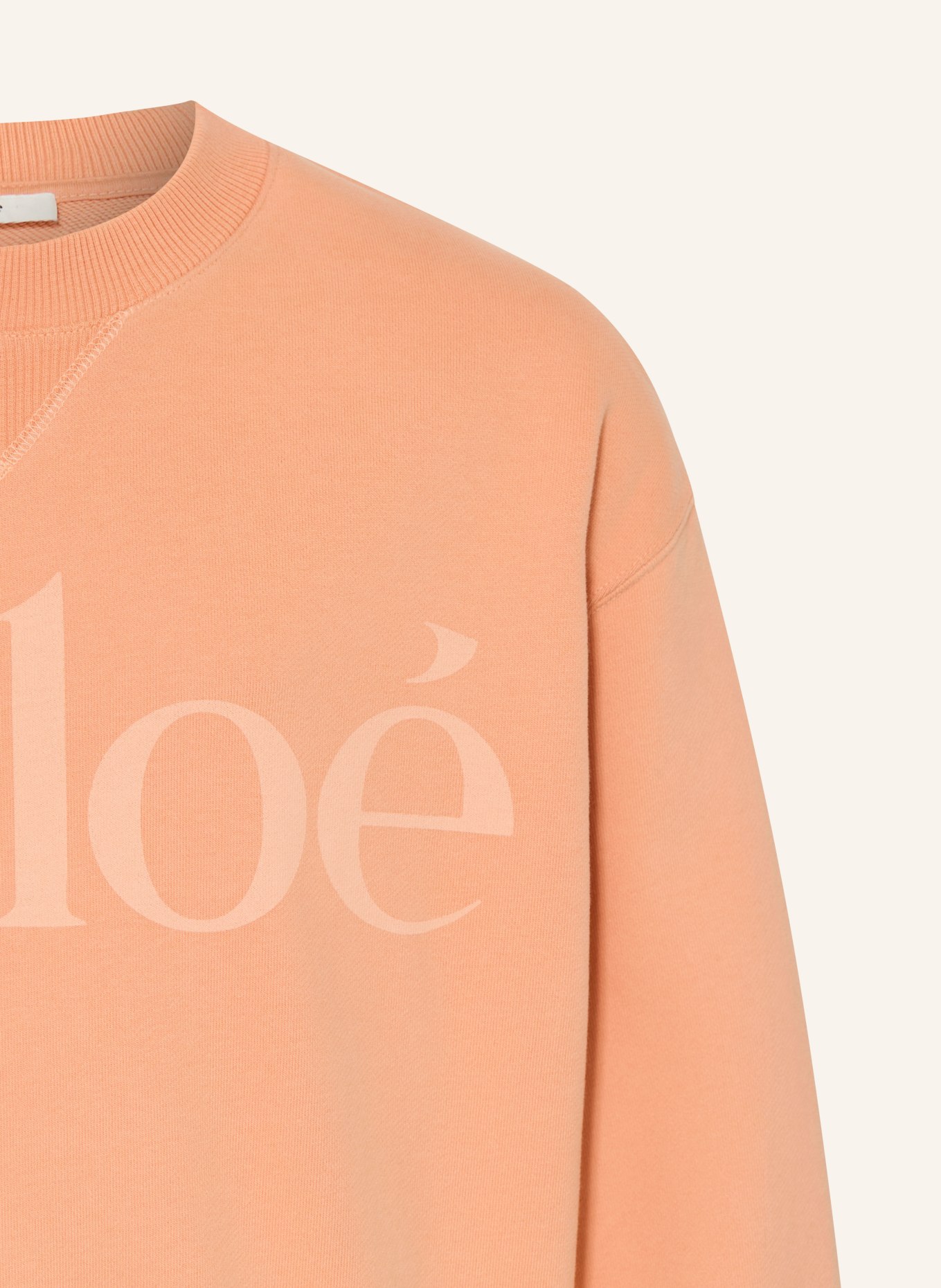 Chloé Sweatshirt: SALMON / LIGHT ORANGE