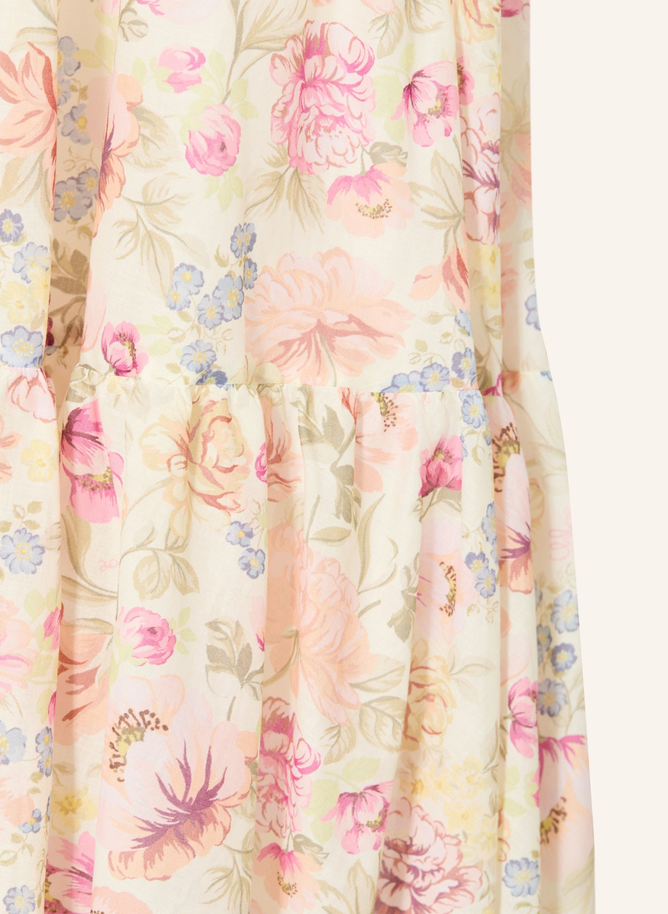 Chloé Skirt: CREAM / PINK / BLUE